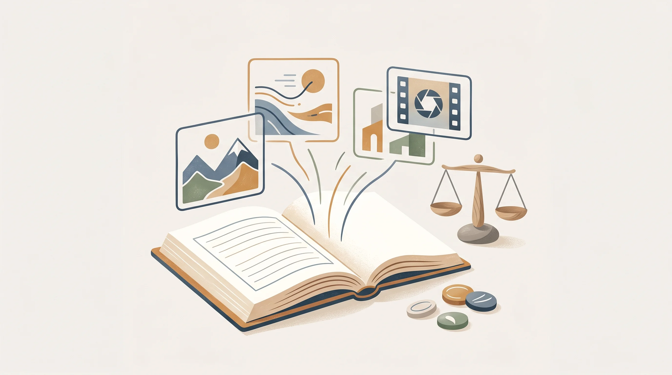 Digital illustration for article section "The Model Catalog and the Pricing Question" in "Ex-Apple Vision Pro, Luma AI Founders Raise $59M for AI Worlds" - A conceptual, clean, and minimalist illustration representing an advanced model catalog and usage-ba...