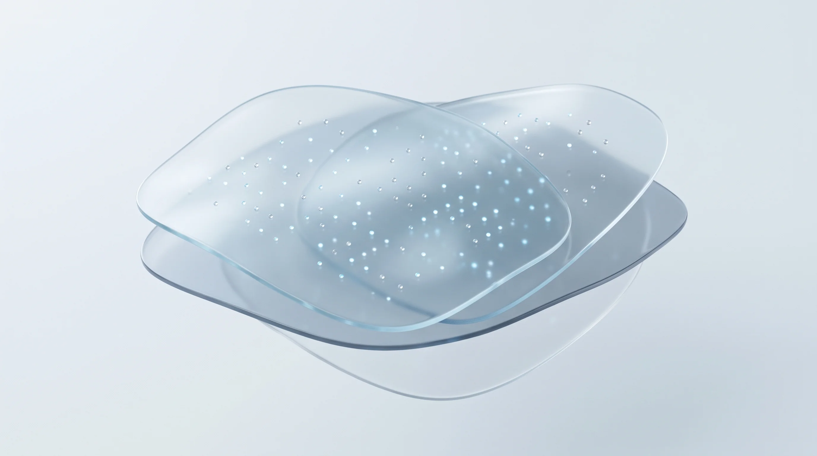 Digital illustration for article section "Why Now? (And Why So Much Money?)" in "The Race to Build Virtual Cells: AI Models That Predict Drug Response" - A minimalist and abstract conceptual representation of spatial transcriptomics and the convergence o...