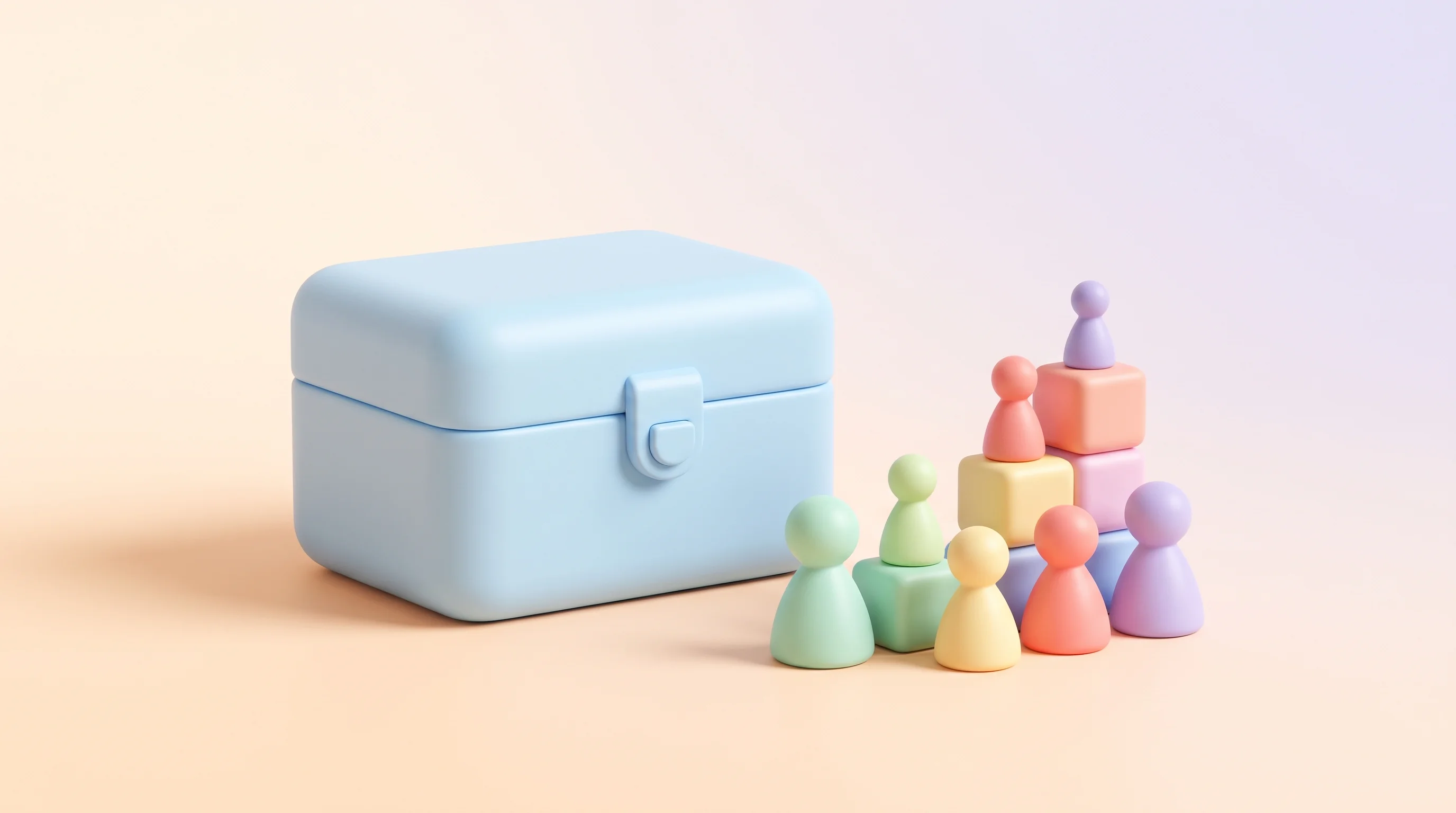 Digital illustration for article section "What Happens Next" in "Monogram Raises $40M Seed to Reinvent AI Interaction Beyond Chatbots" - A clean, conceptual illustration representing a company's future steps, undisclosed valuation, and t...