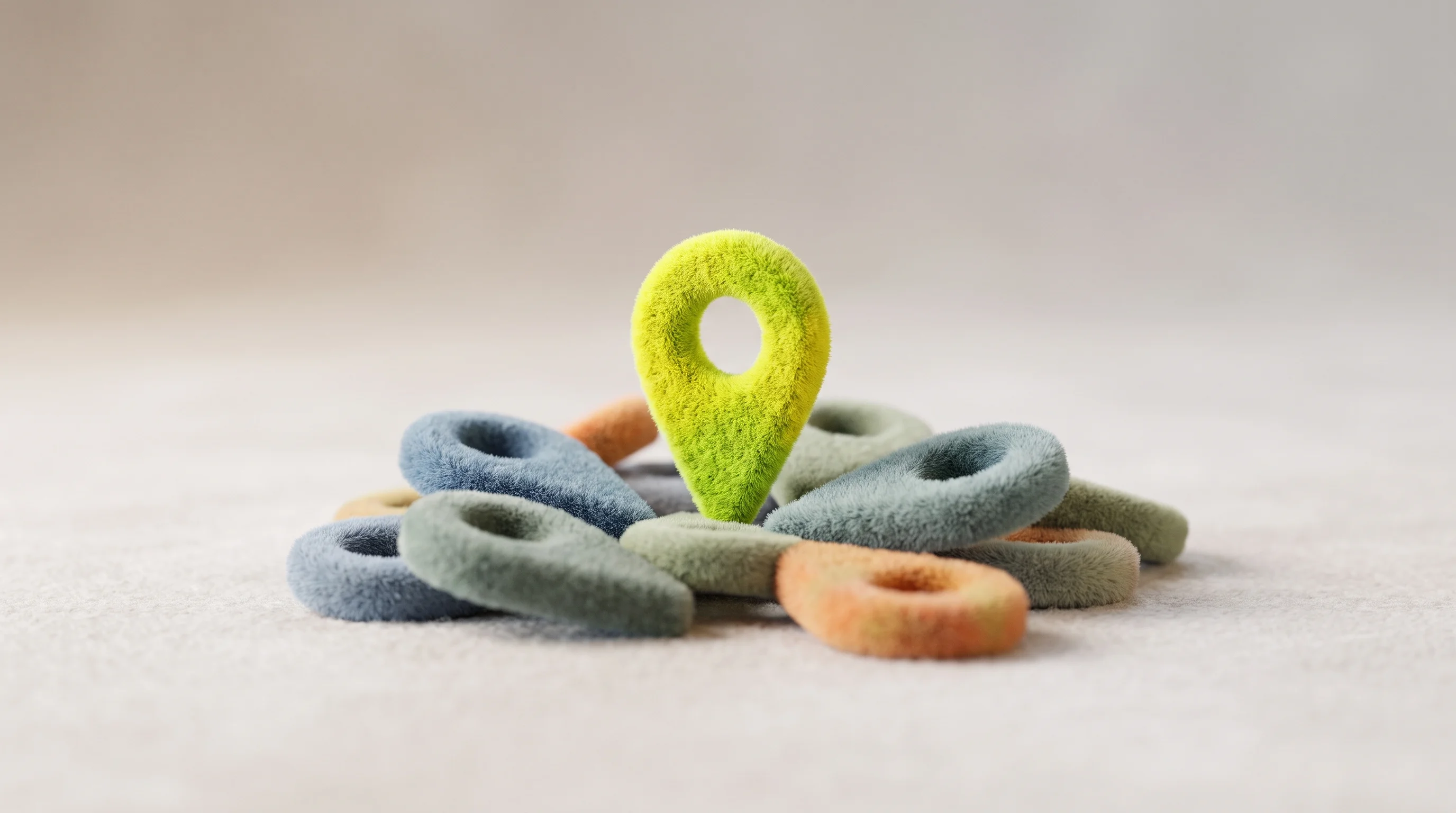 Digital illustration for article section "An Increasingly Noisy Market" in "YC's LemonLime Launches AI Platform That Auto-Creates Business Workflows" - A minimalist and conceptual representation of an increasingly noisy and messy competitive market, fe...