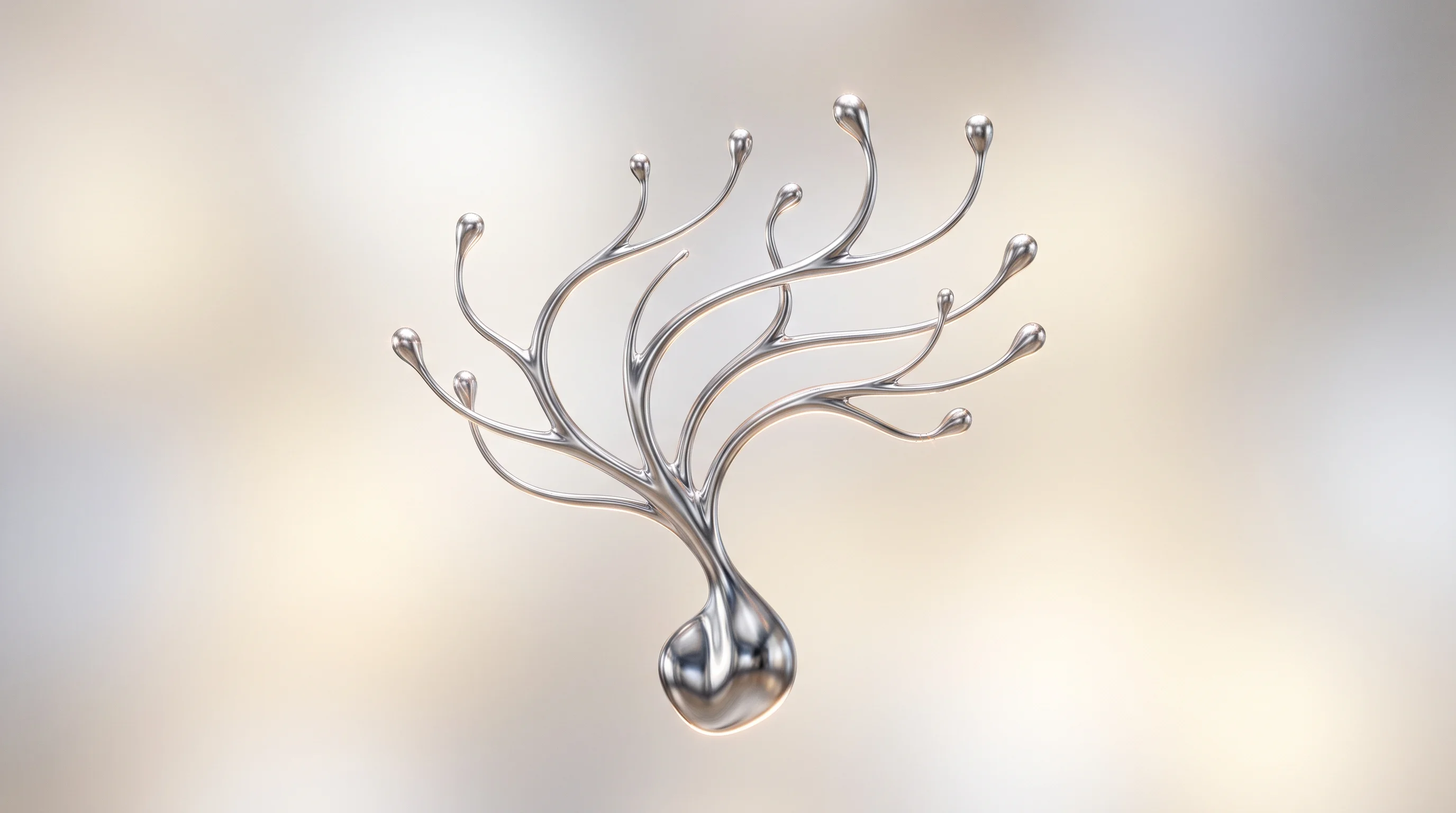 Digital illustration for article section "The Neuroevolution Bet" in "British Startup's Edge AI Breakthrough: 800x Efficiency for Factories" - A clean, minimalist conceptual image representing neuroevolution, featuring a single, compact, abstr...