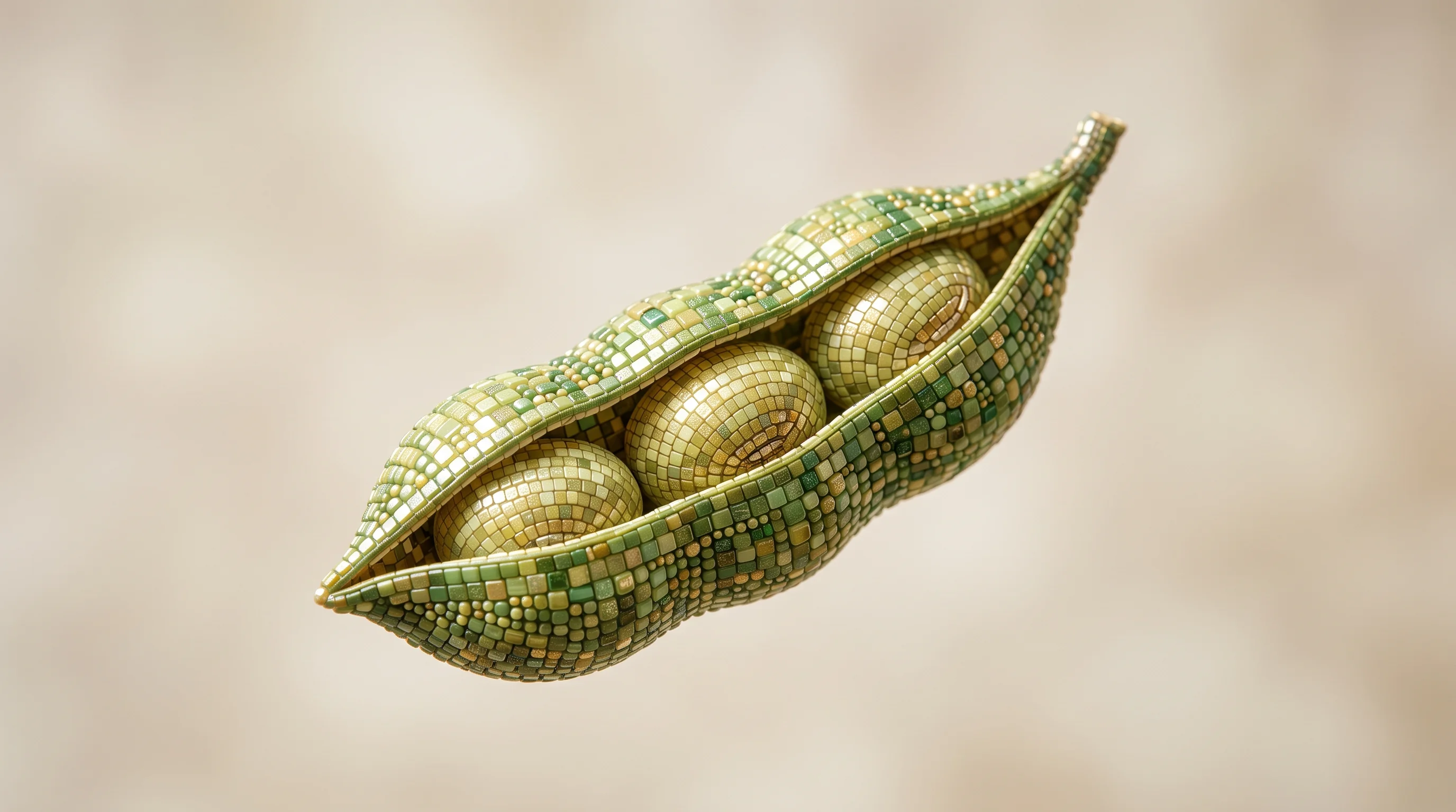Digital illustration for article section "The Protein Problem" in "Aardaia Raises €5M Seed to Create Nitrogen-Fixing Protein Tuber" - A clean, minimal, and modern conceptual image representing the future of European agricultural prote...