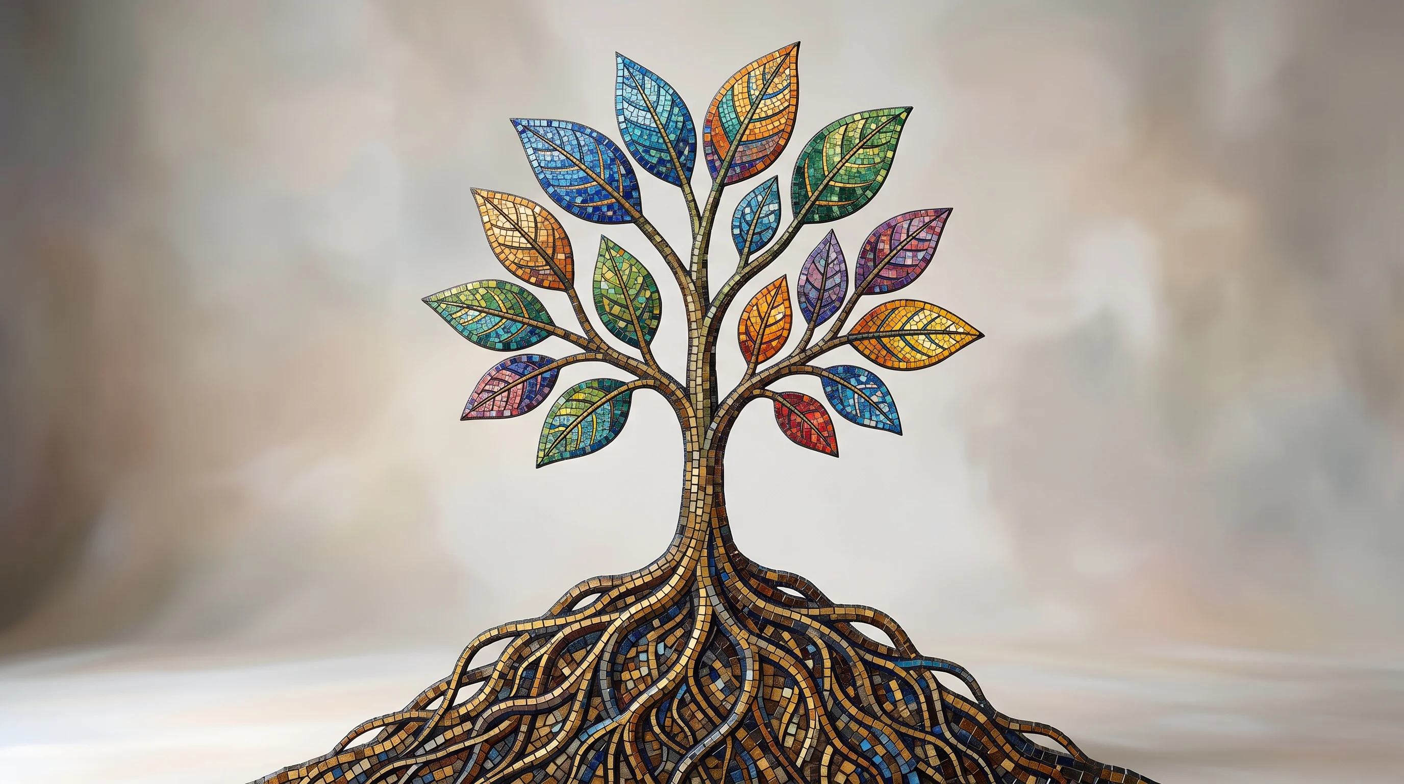 Digital illustration for article section "A Team Built for the Long Haul" in "Aardaia Raises €5M Seed to Create Nitrogen-Fixing Protein Tuber" - A conceptual and modern visual metaphor representing a diverse, highly educated agricultural team bu...
