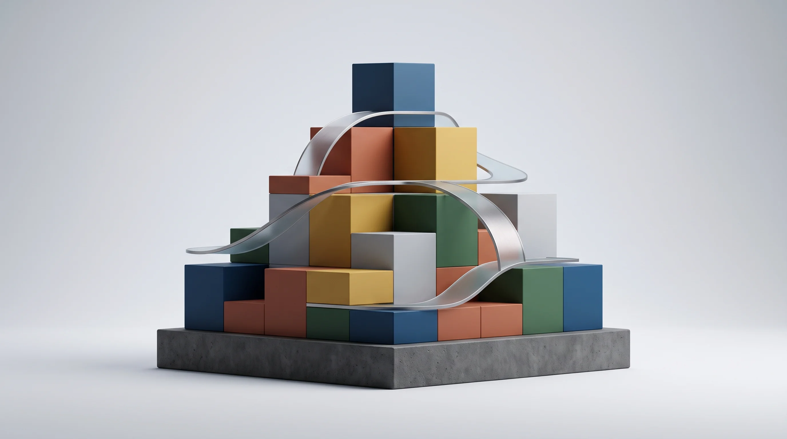 Digital illustration for article section "What Comes Next" in "Nexcade Raises $6M to Deploy AI Agents for Freight Forwarders" - A modern, conceptual composition representing global supply chain expansion and product growth, feat...