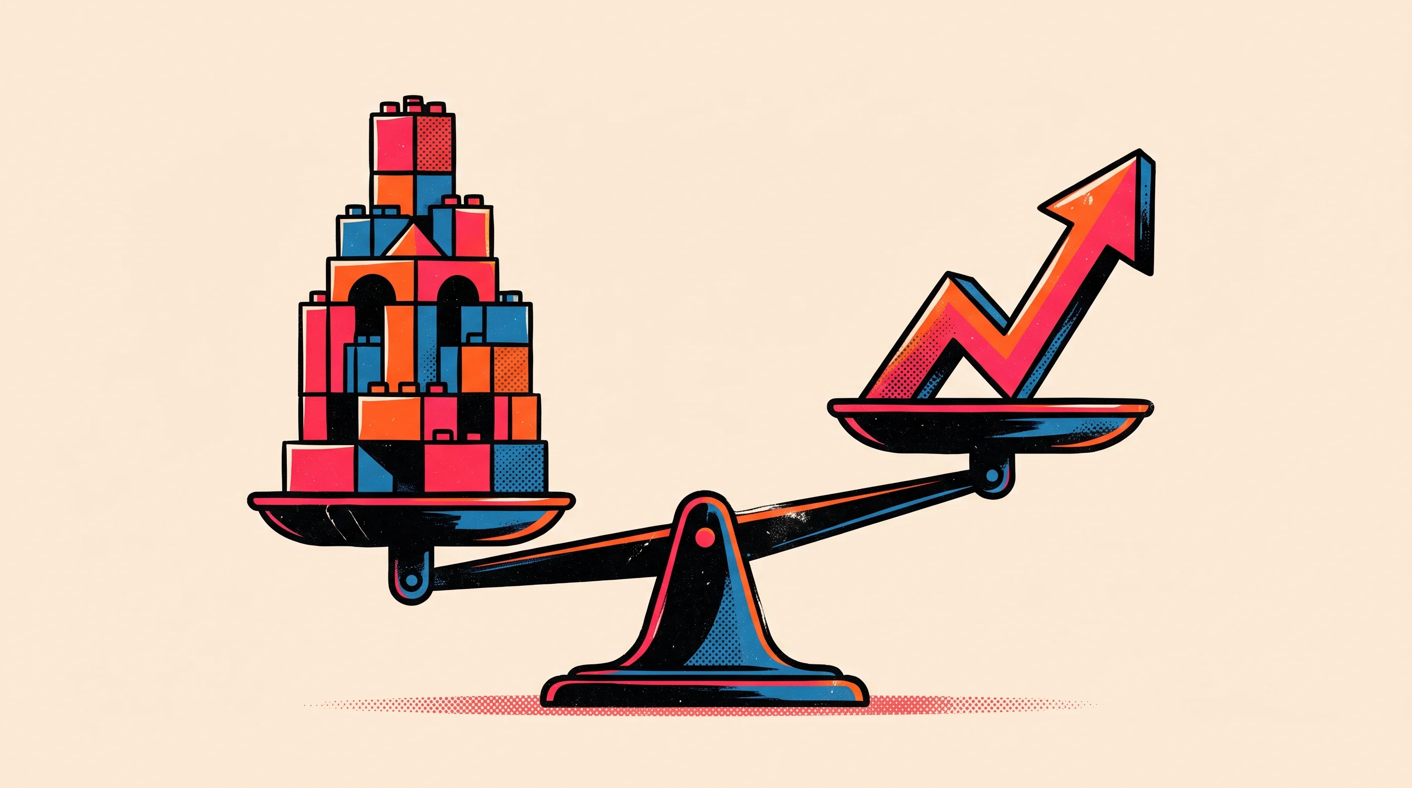 Digital illustration for article section "What $17 Million Buys" in "QIZ Security Raises $17M Seed to Prepare Enterprises for Q-Day" - A conceptual, minimalist illustration representing seed funding expansion and business scaling, feat...