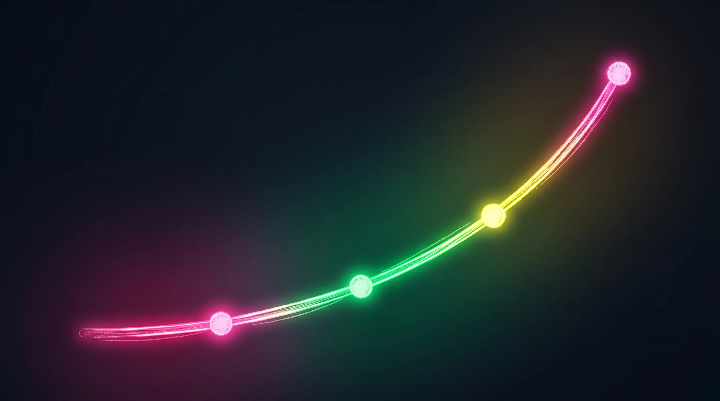 Digital illustration for article section "The Funding Trajectory" in "How Lovable Hit $500M ARR in 18 Months With Viral Videos" - A sleek, minimalist visualization of explosive financial growth featuring a single, powerful upward-...