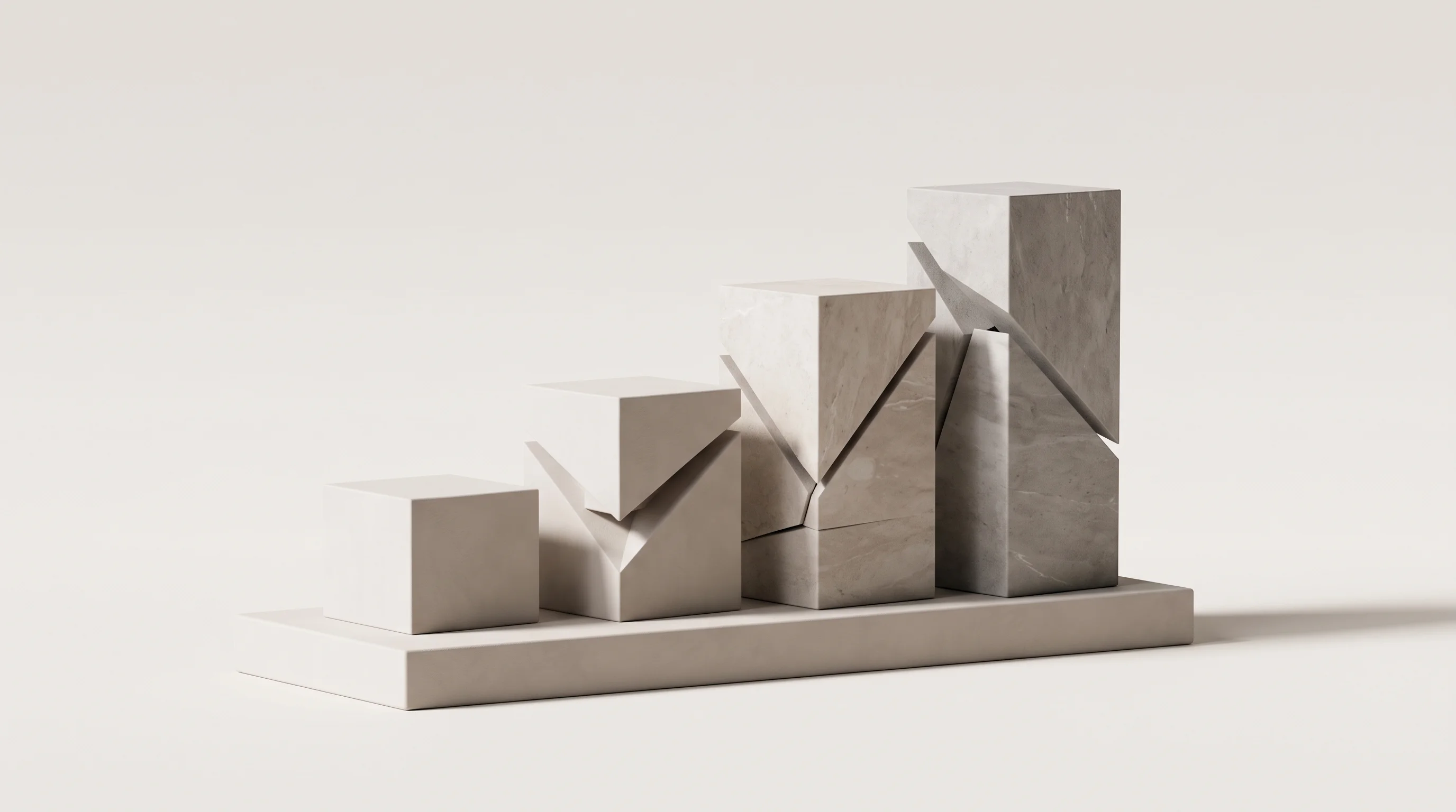 Digital illustration for article section "Pricing That Doesn't Move the Goalposts" in "Context.dev Launches API to Turn Websites Into AI Agent-Ready Data" - A conceptual, modern minimalist composition representing stable, tiered pricing structures, featurin...