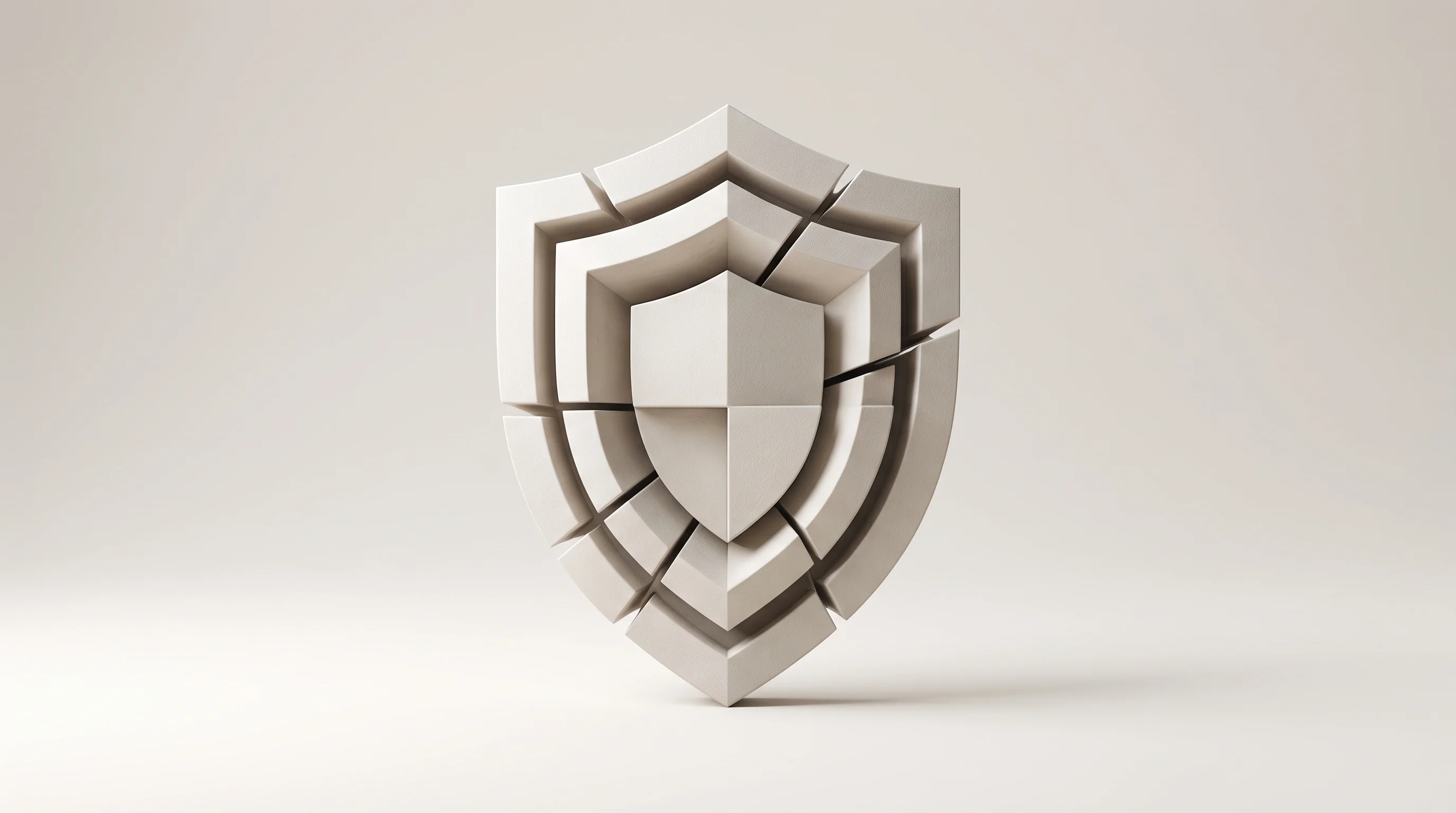 Digital illustration for article section "Security Theater or Real Compliance?" in "Context.dev Launches API to Turn Websites Into AI Agent-Ready Data" - A minimalist and conceptual visualization of a secure trust center and SOC 2 compliance, represented...