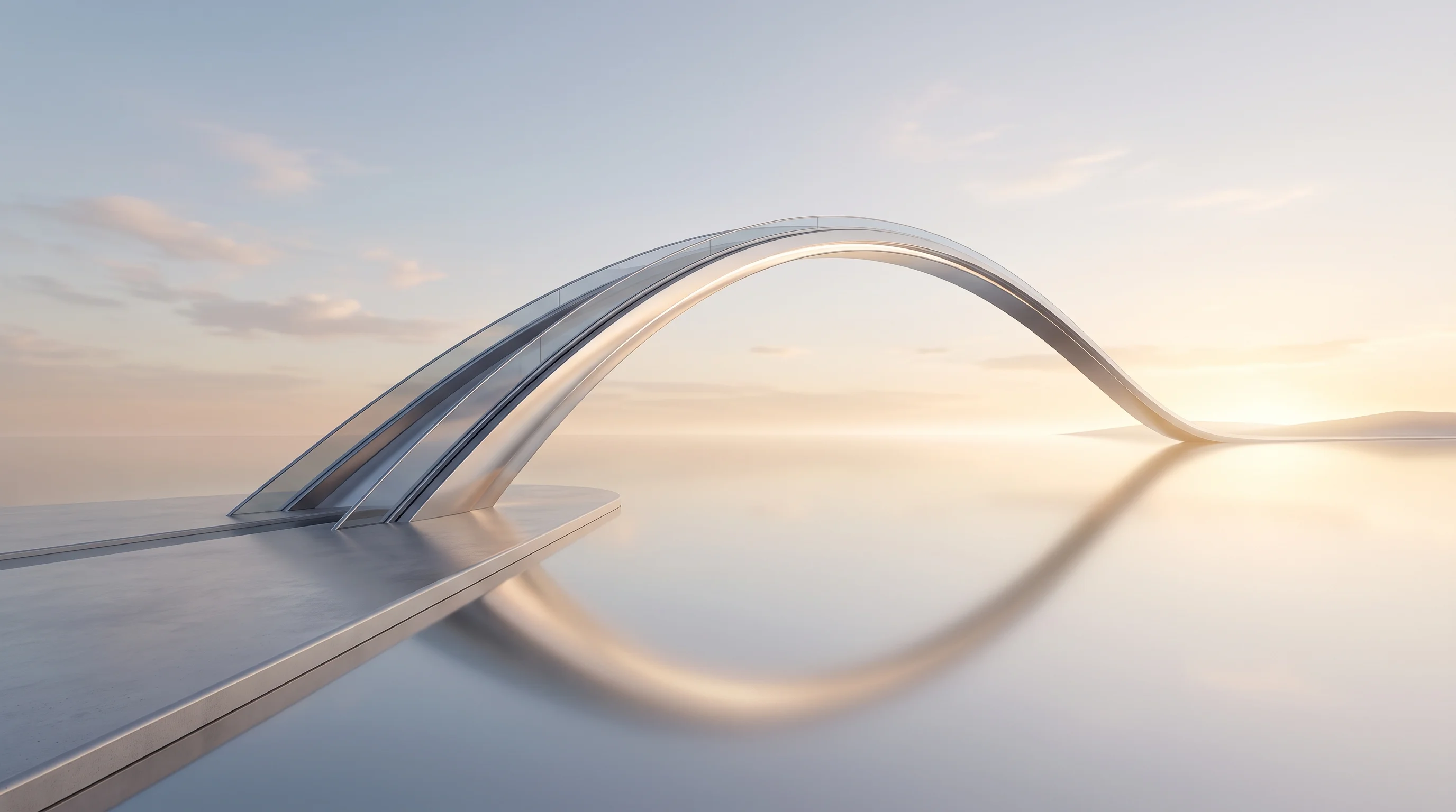 Digital illustration for article section "Crossing the Atlantic" in "Stoa Raises $2.4M to Turn Idle Cash Into Lifestyle Perks" - A minimalist, conceptual representation of crossing the Atlantic for a major market expansion, featu...