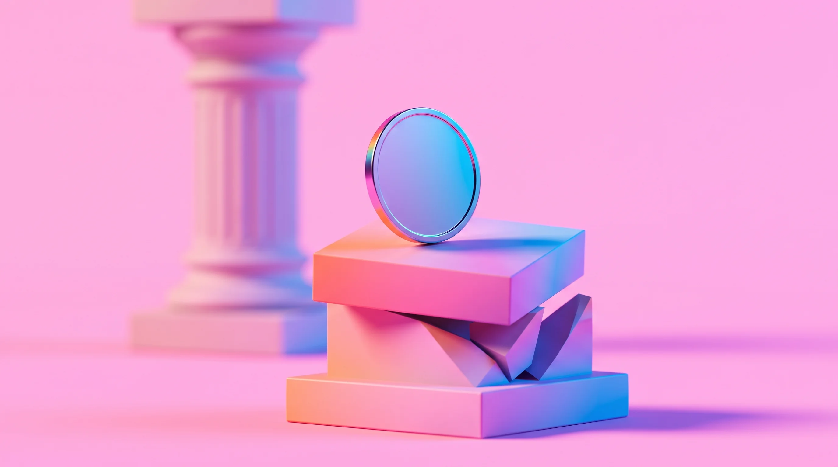 Digital illustration for article section "Content Section 5" in "Velocity Lands $38M Series A for Enterprise Stablecoin Platform" - A clean and minimalist conceptual image representing the disruption of traditional finance by stable...