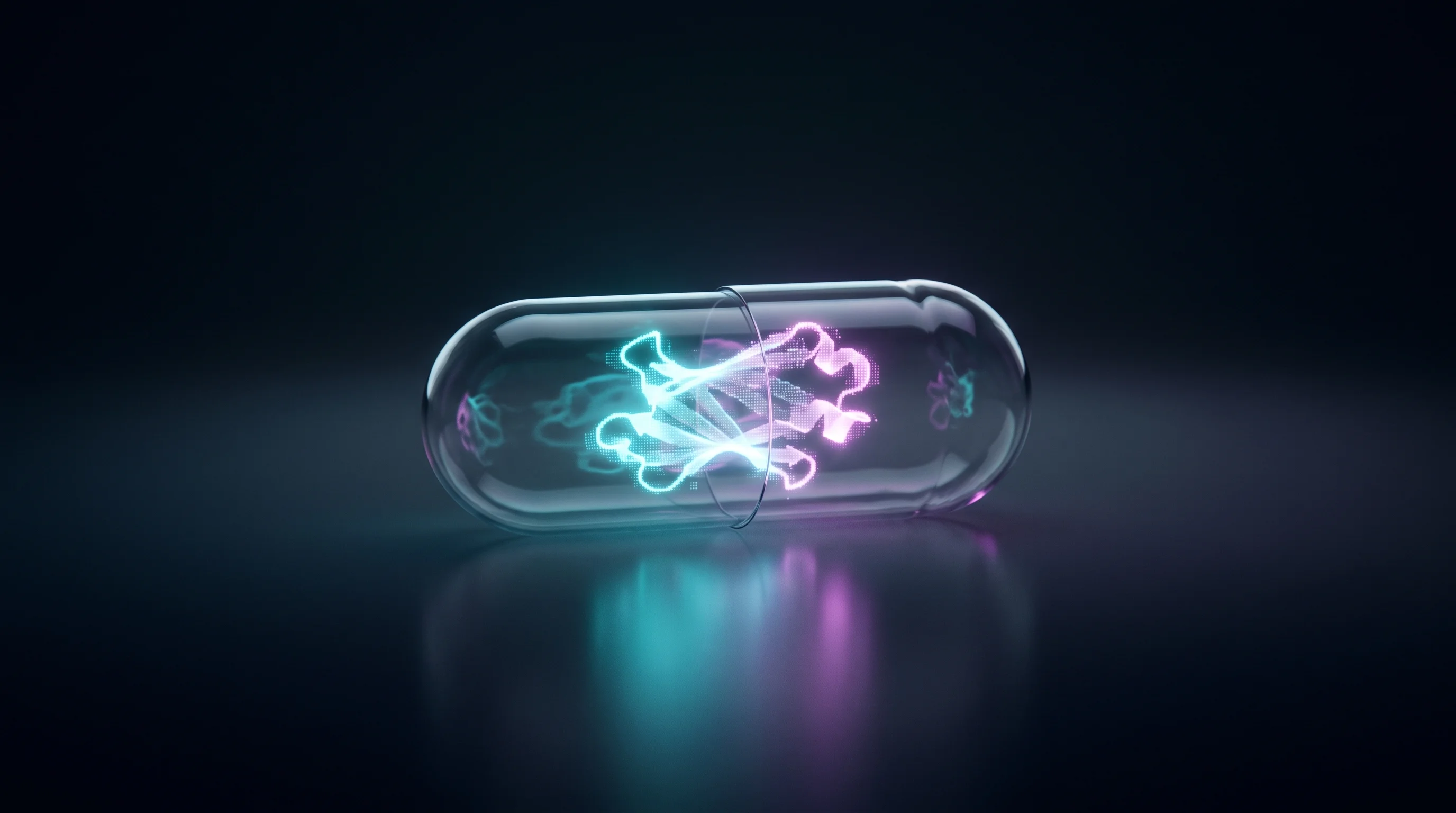 Digital illustration for article section "The Devil Lives in Phase 2" in "OpenAI Researcher Miles Wang Raises $200M for AI Drug Startup at $2B Valuation" - A minimalist and conceptual visual representing the high-stakes transition from technical scientific...