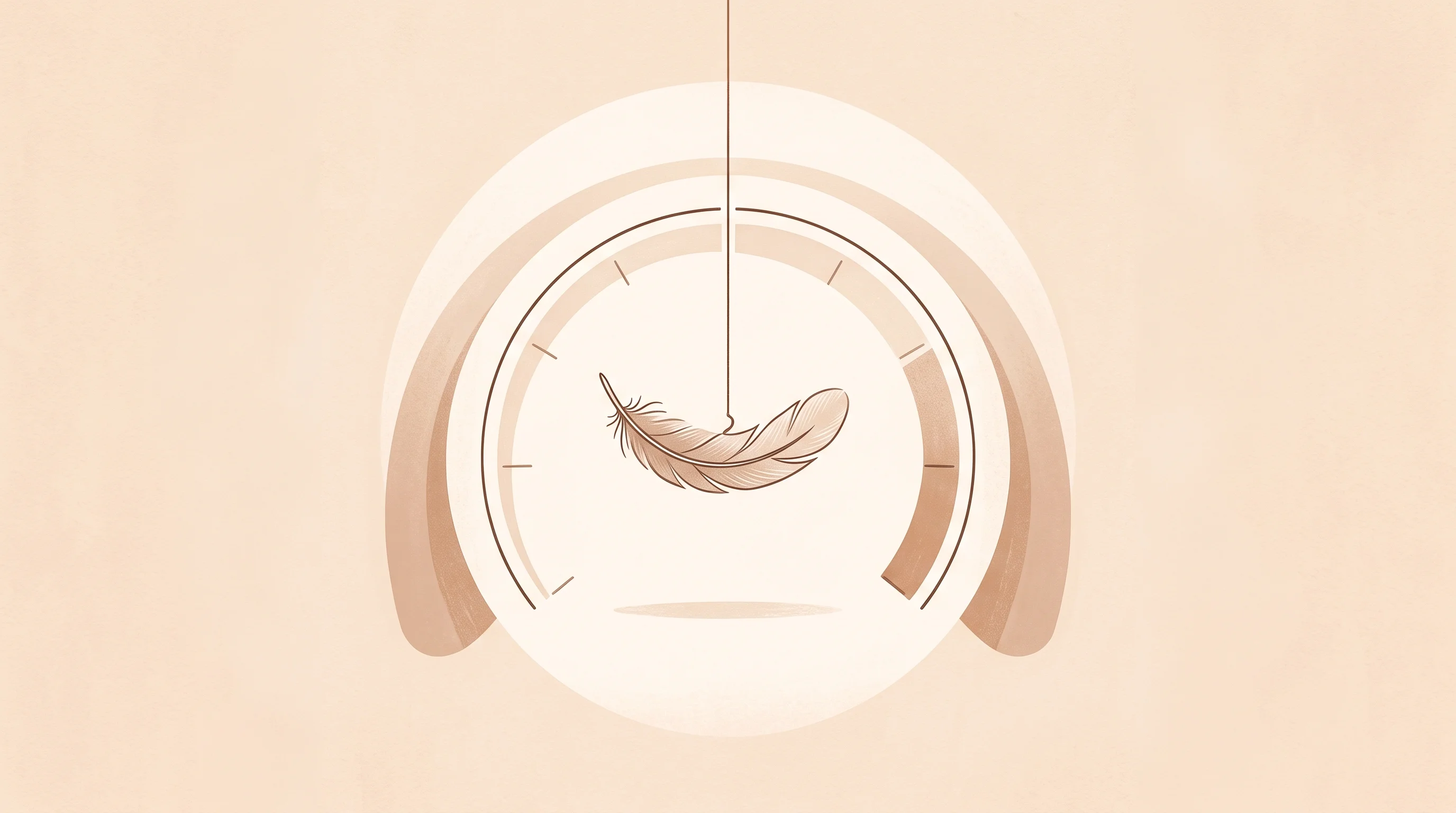Digital illustration for article section "The Performance Question Nobody Skips" in "HyperProbe Launches AI-Powered Production Debugging for Dev Teams" - A minimalist, conceptual representation of lightweight software performance and safety guardrails, f...