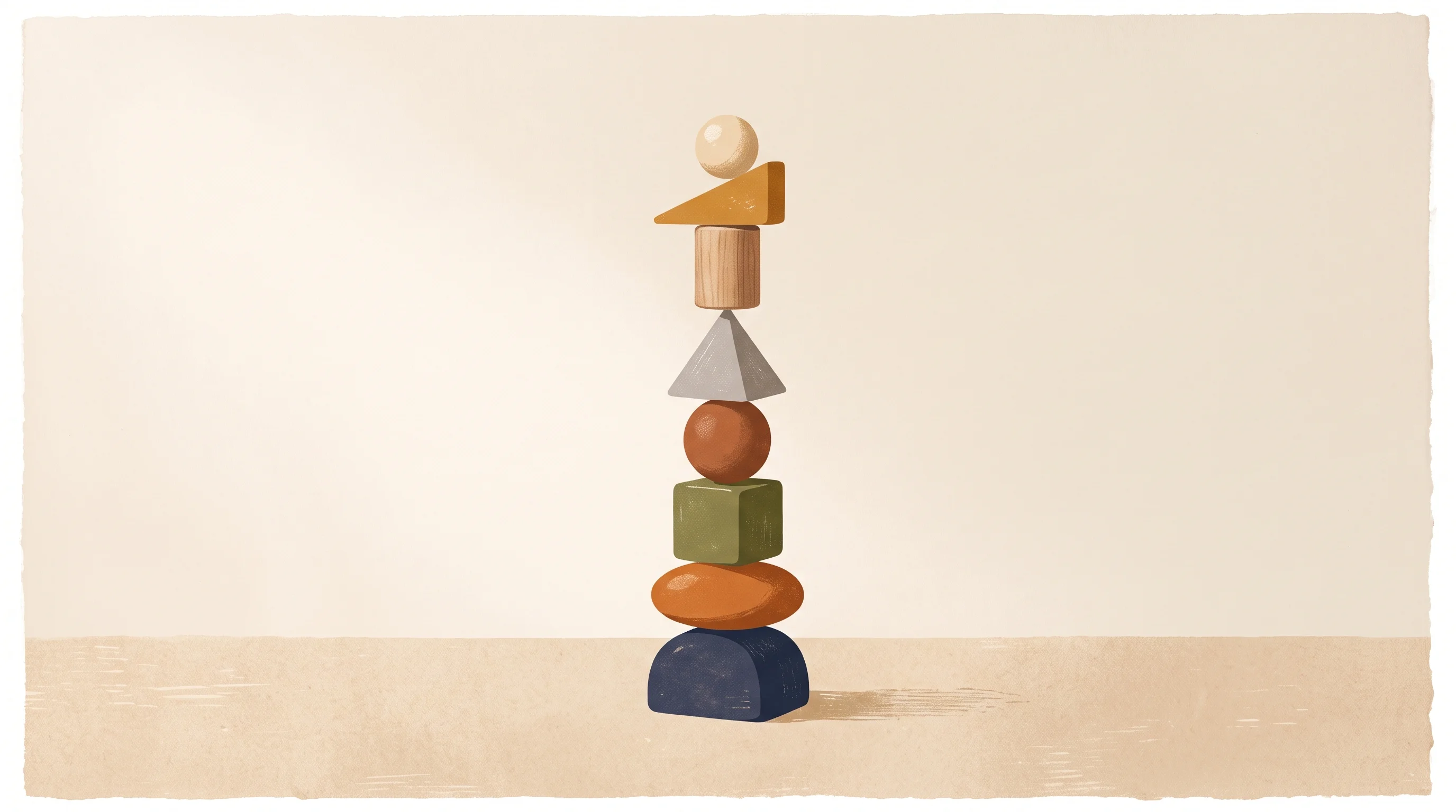 Digital illustration for article section "The Usual Early-Stage Caveats" in "HyperProbe Launches AI-Powered Production Debugging for Dev Teams" - A clean, minimalist conceptual illustration representing an early-stage startup's foundation, featur...