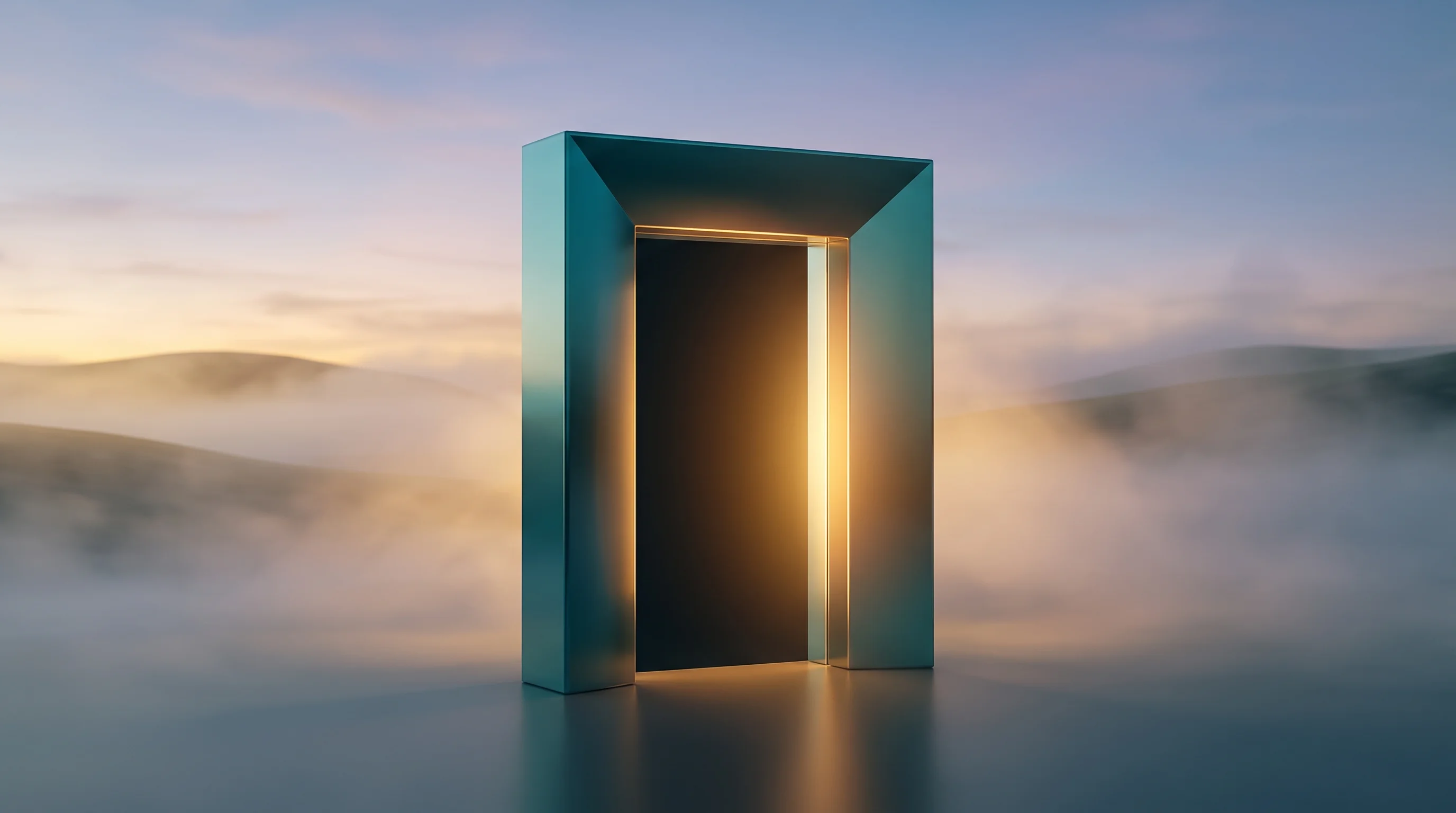 Digital illustration for article section "What's Missing" in "YC-Backed Prescience Launches AI Health Platform Promising 50% Savings" - A clean, minimalist conceptual composition featuring a highly polished, sleek modern architectural p...