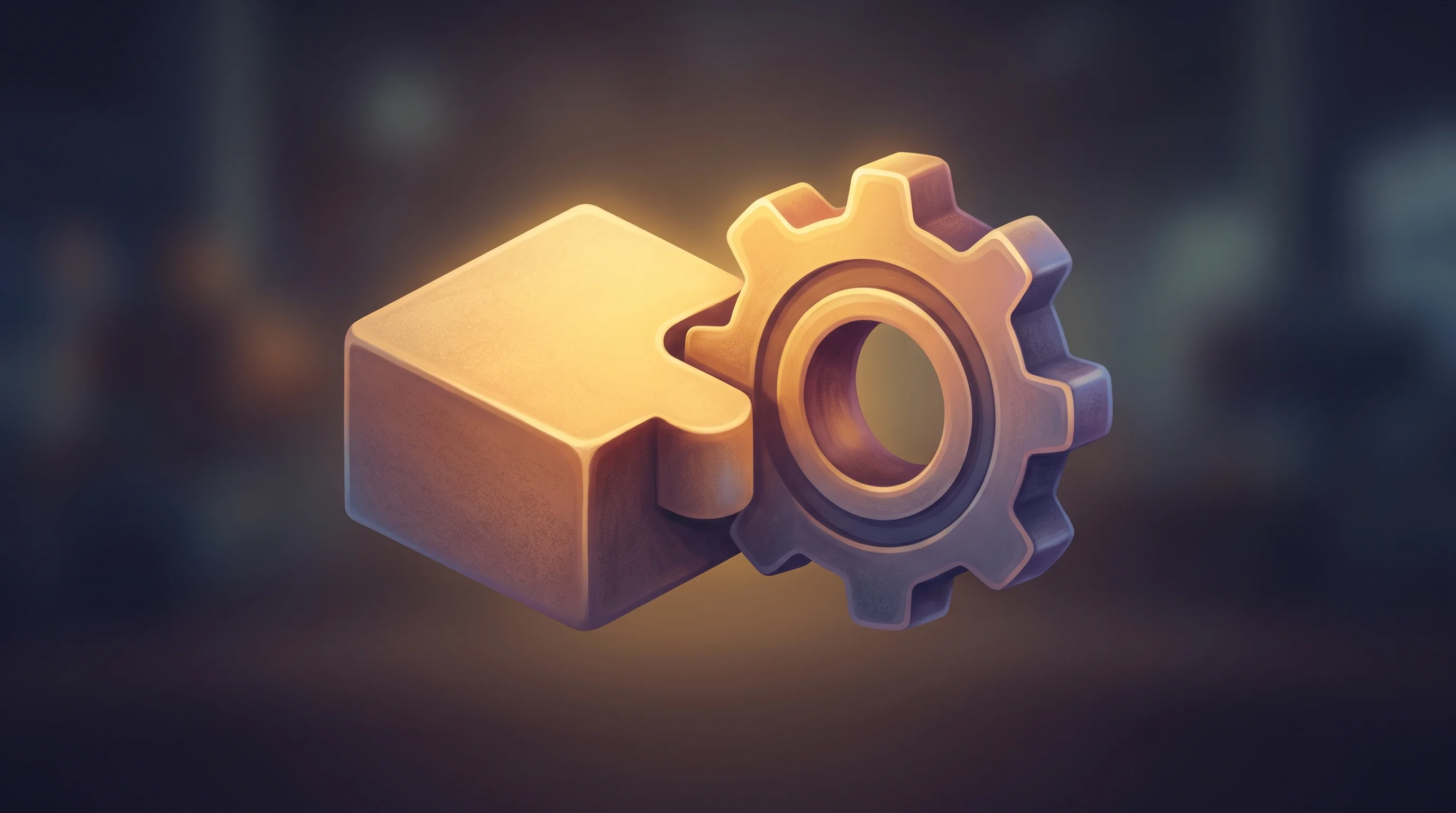 Digital illustration for article section "What Comes Next" in "Sancho Raises $7M to Build 'Physical API' for Smart Factories" - A conceptual, modern illustration of the "world's first physical API" represented by a single, solid...