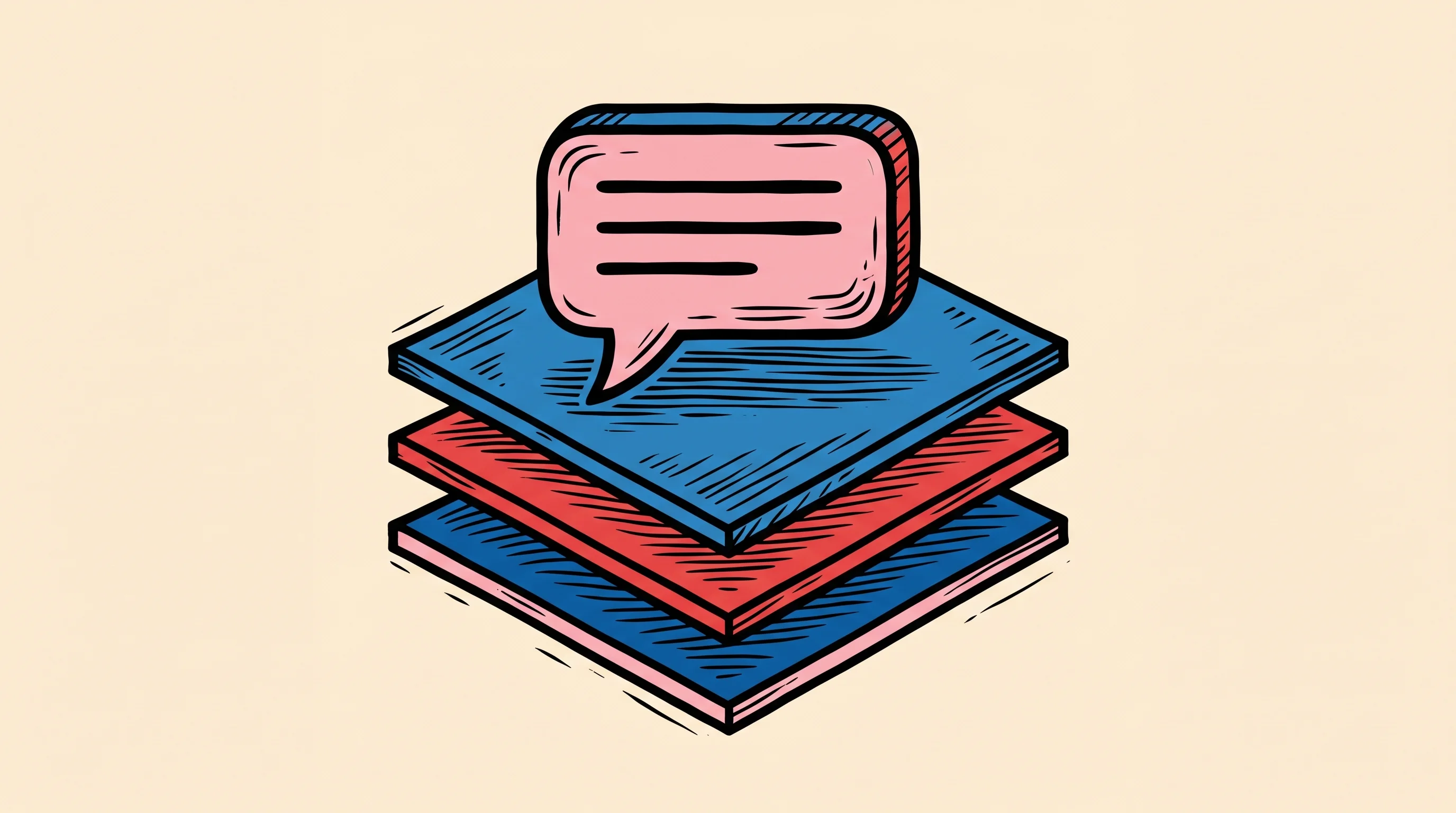 Digital illustration for article section "The Technical Layer" in "Bunkerhill Health Raises $55M to Scale AI Agents Across Hospitals" - A conceptual, minimalist illustration representing a seamless technical layer integrating medical da...