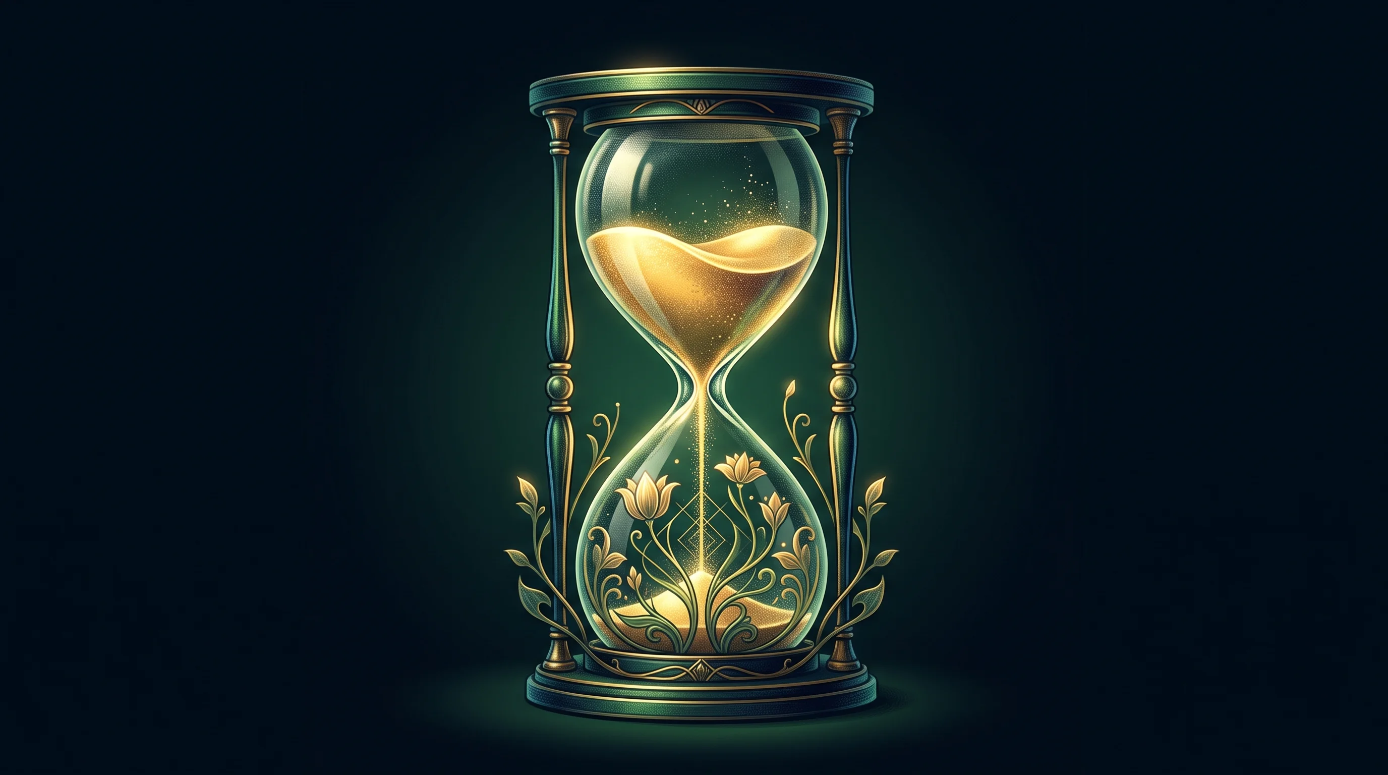 Digital illustration for article section "Early Adopters Report Time Savings" in "YC-Backed Rational Launches AI 'Employees' for Accounting Firms" - A conceptual, professional illustration representing corporate time savings and business growth, fea...
