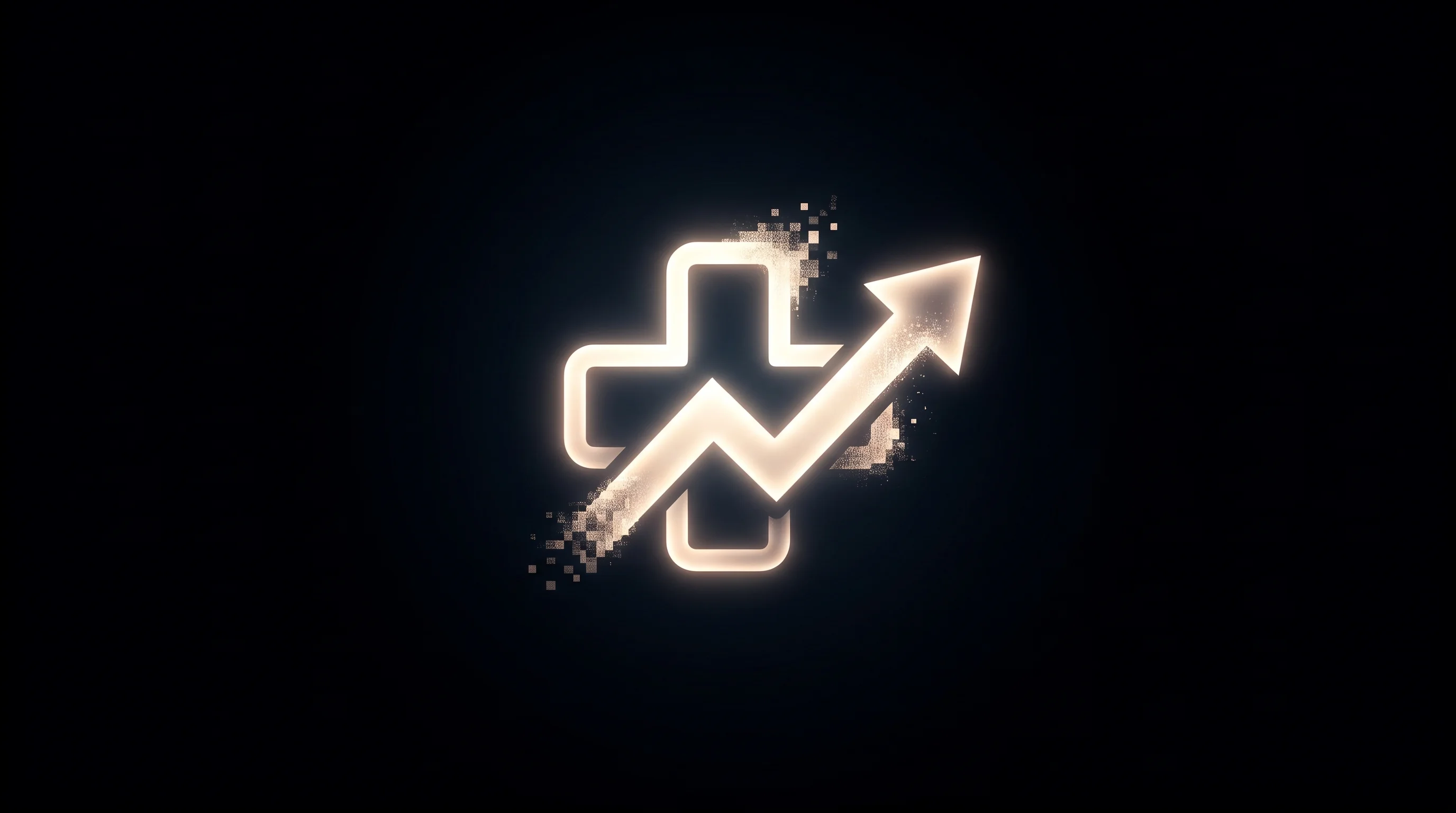 Digital illustration for article section "What It Means for the Market" in "Illume Labs Launches AI Health Agent Fusing Genomics and Wearables" - A minimalist and conceptual representation of the booming AI health market on the verge of mainstrea...