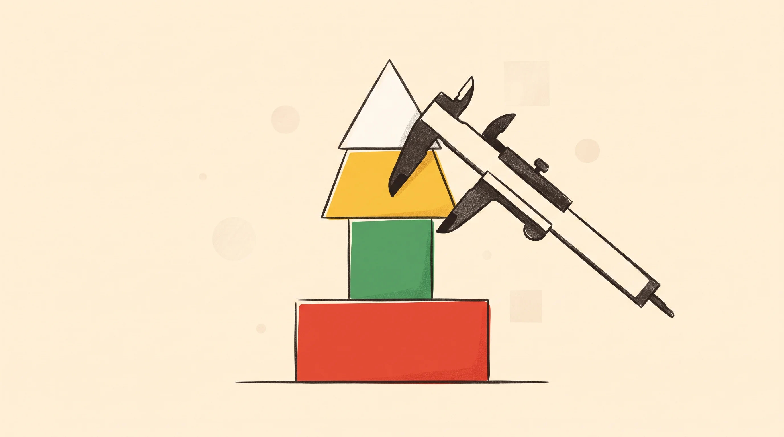 Digital illustration for article section "The Wager" in "YC's Litmus Builds Async Tech Interviews From Your Own Codebase" - A conceptual minimalist illustration representing the idea of building within a specific environment...