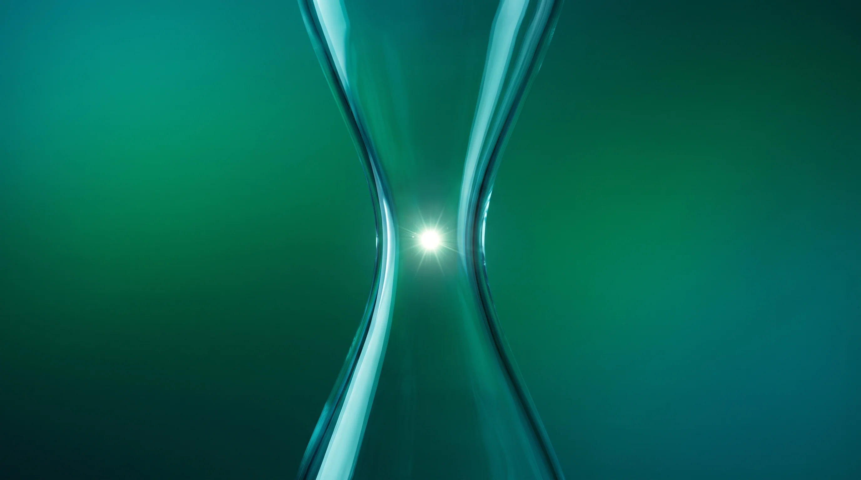 Digital illustration for article section "The Synchronization Problem" in "Photon Queue Raises $4M to Commercialize Room-Temp Quantum Memory" - A conceptual and minimalist image representing the synchronization of photonic qubits, featuring a s...