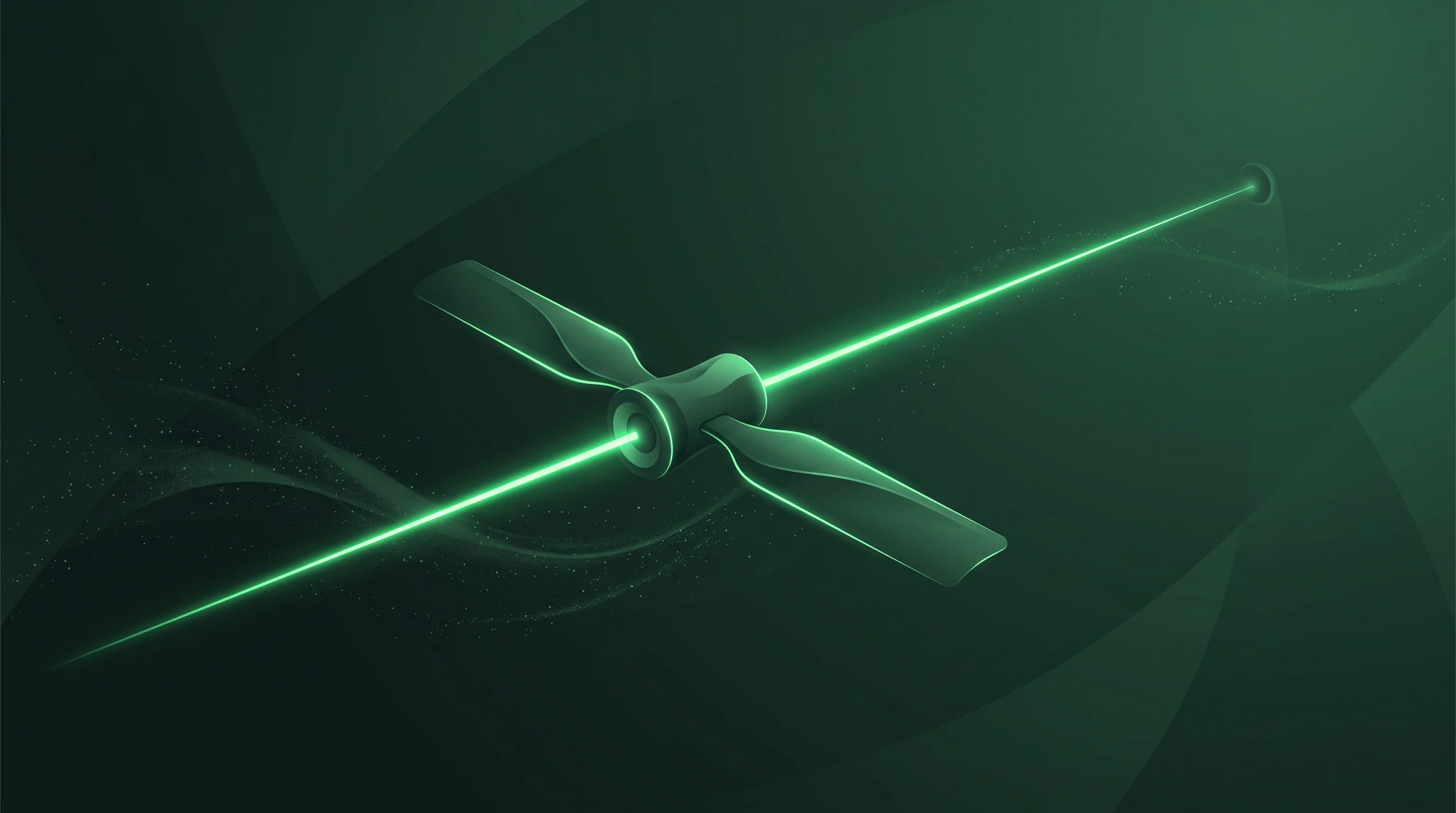 Digital illustration for article section "The Moment of Truth Arrives Soon" in "ORiS Space Raises $5.7M to Beam Power to Satellites via Laser" - A sleek, minimalist orbital energy relay suspended in the tranquil void of space, beaming a highly p...