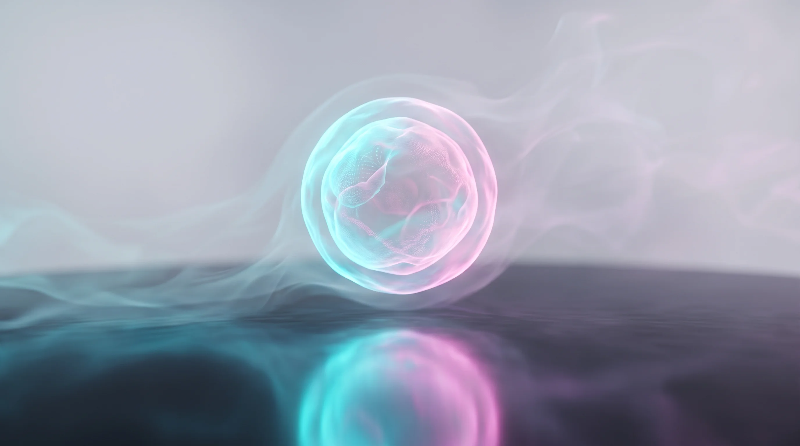 Digital illustration for article section "What Comes Next" in "AI Predicting Drug Response: The Race to Fix Clinical Trials" - A conceptual and minimalist representation of a medical digital twin symbolizing the future of clini...