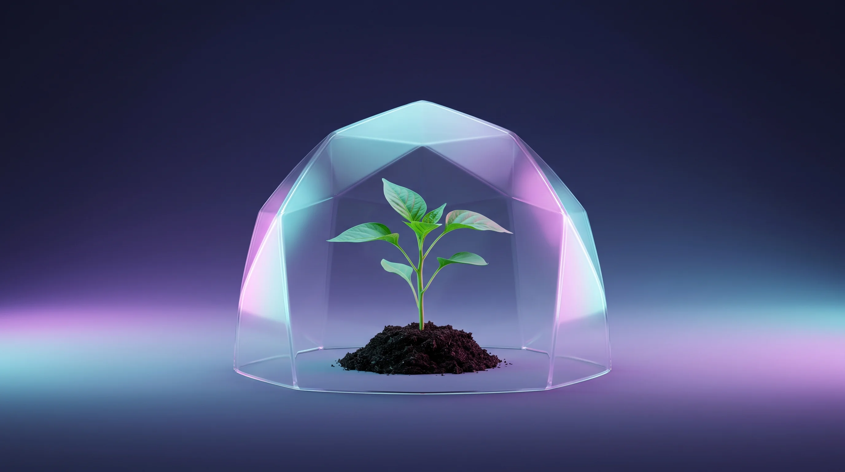 Digital illustration for article section "The Startup Pitch: Resistance-Free by Design" in "Precision Biopesticides Promise Resistance-Free Future for Agriculture" - A clean, minimalist conceptual image representing a bold agricultural startup pitch for resistance-f...