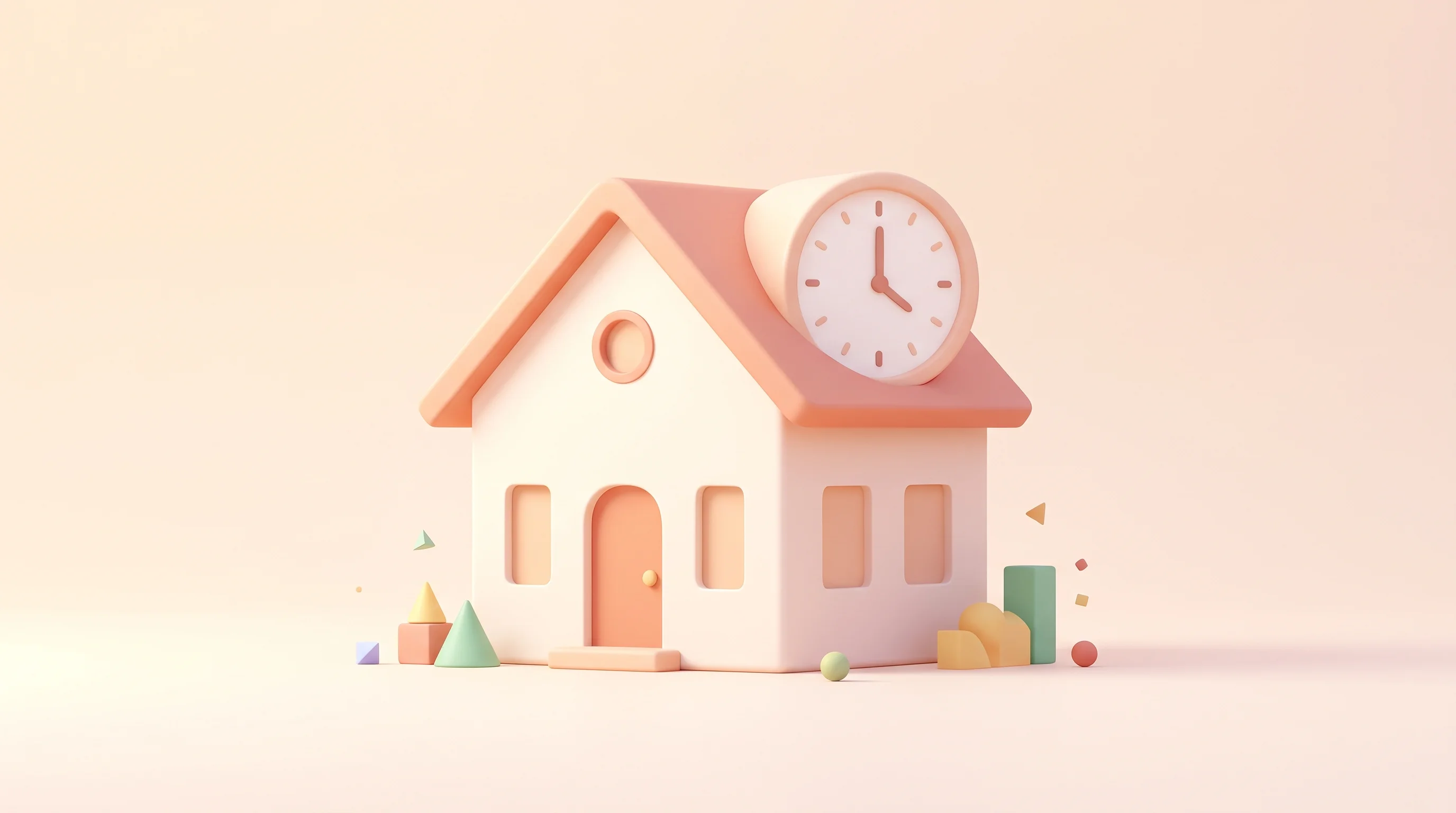 Digital illustration for article section "Capital Deployment and the Clock" in "Furbnow Raises $3.3M Seed to Scale UK Home Energy Retrofit Platform" - A minimalist, conceptual illustration representing capital investment and time-sensitive home retrof...