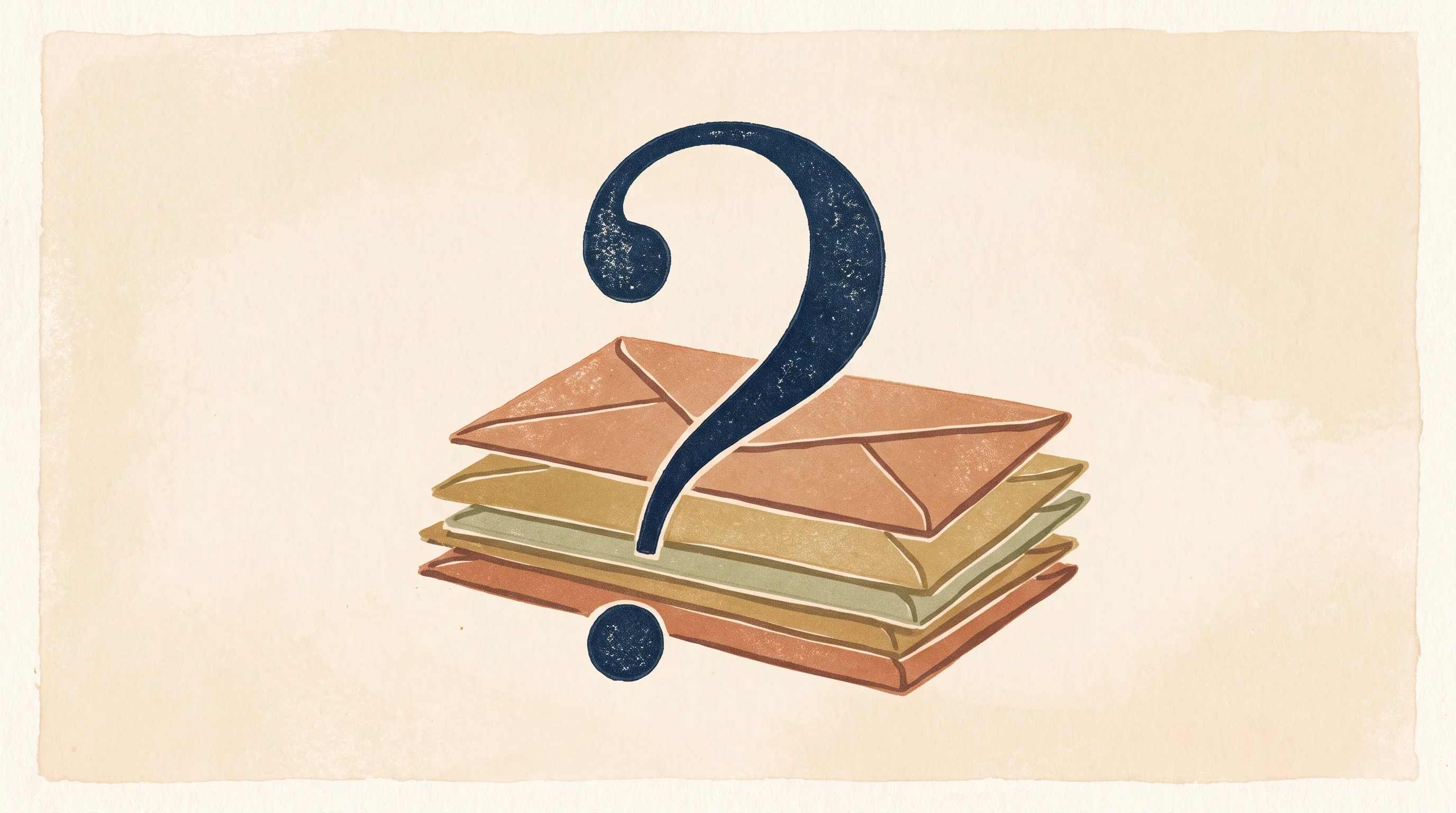 Digital illustration for article section "The Unanswered Questions" in "SecurITe Raises Double-Digit Million Seed for Healthcare AI Security" - A conceptual and minimalist illustration representing unanswered financial questions and hidden fund...