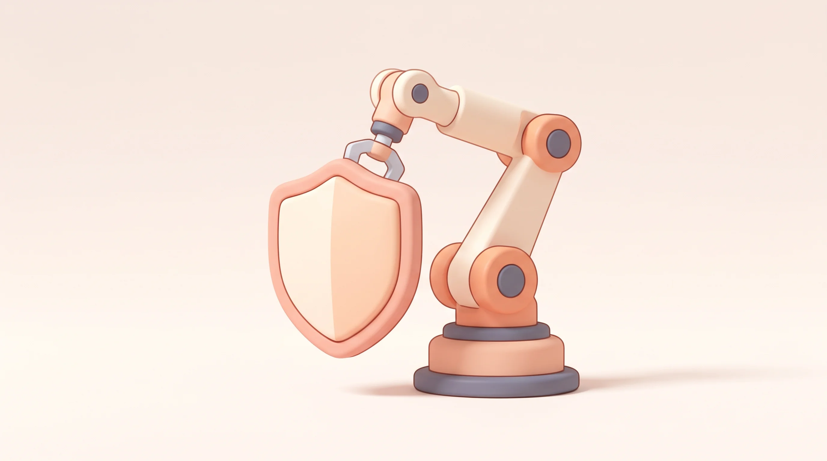 Digital illustration for article section "The Standards Layer Nobody Wants to Talk About" in "i-LogiX Targets EU Factories With Humanoid Robot Platform" - A clean, minimalist conceptual illustration of a simplified, friendly-looking collaborative industri...