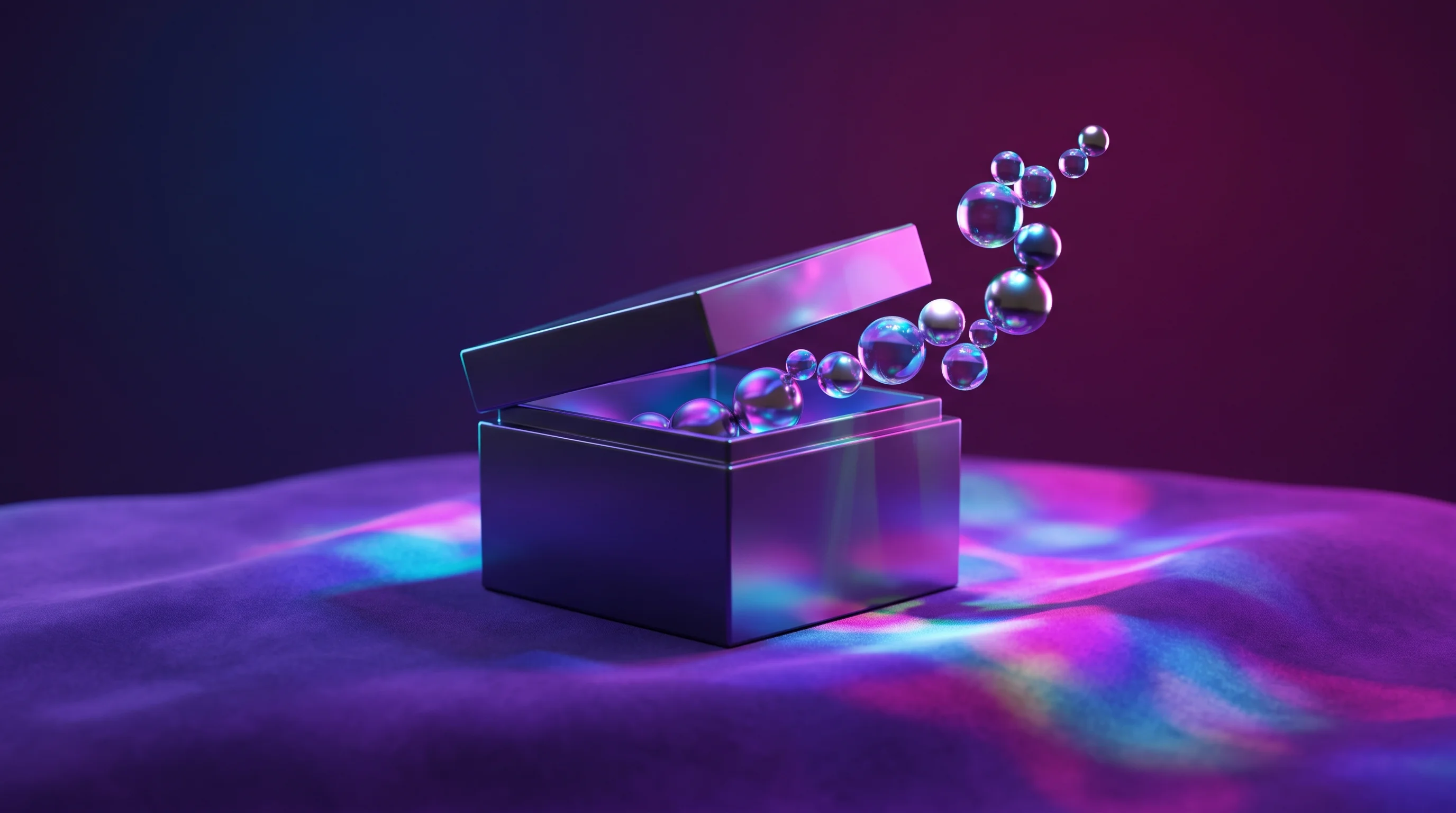Digital illustration for article section "What's Actually Shipping" in "Basedash Opens Developer Platform for Embedded AI Analytics" - A sleek, minimalist geometric box resting on a soft, uncluttered surface, symbolizing the shipping o...