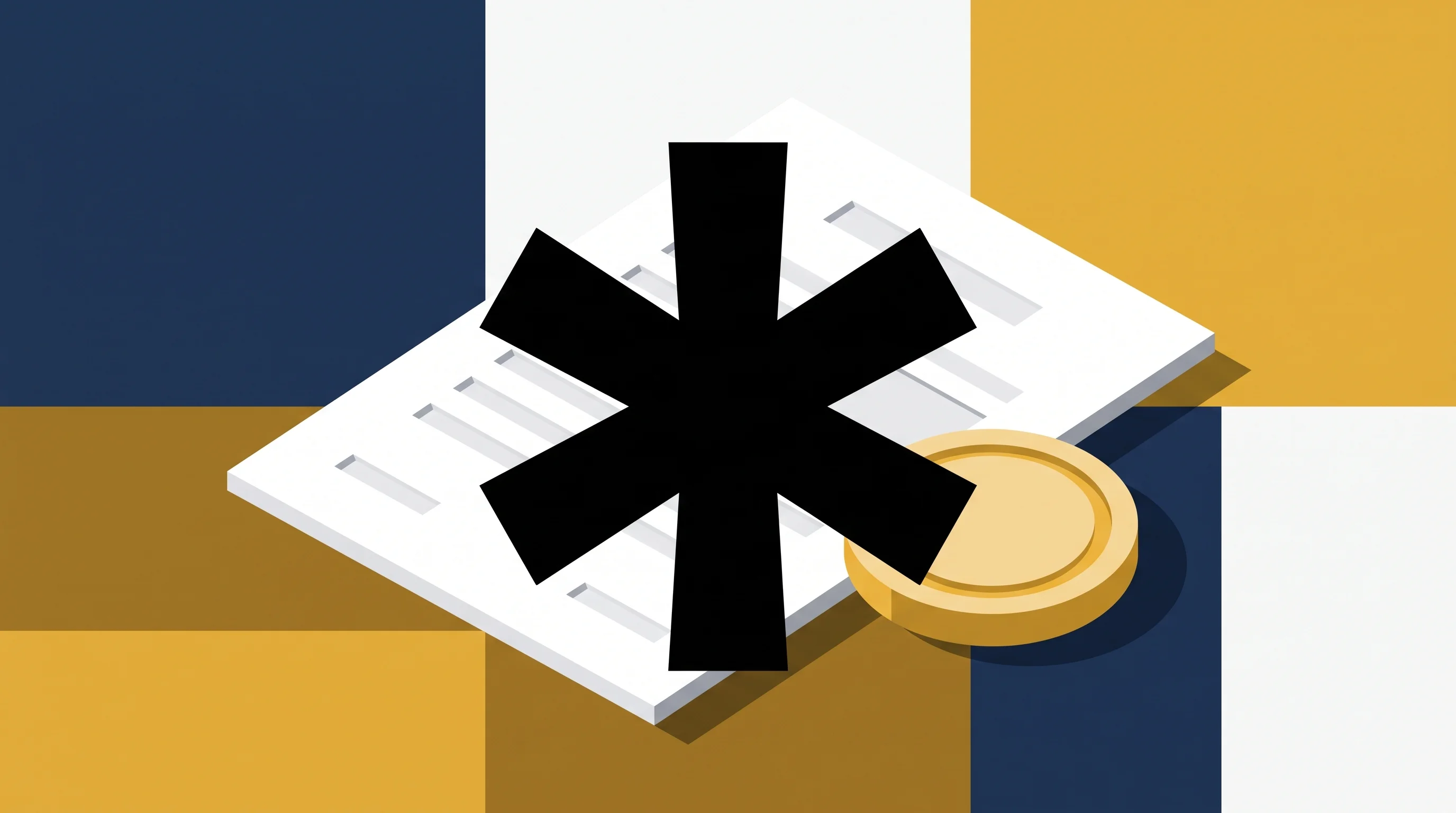 Digital illustration for article section "Instant Liquidity, With Asterisks in 8-Point Font" in "YC S26's Computable Launches Trading Platform for GPU Hours" - A conceptual, professional illustration representing the illusion of instant financial liquidity and...