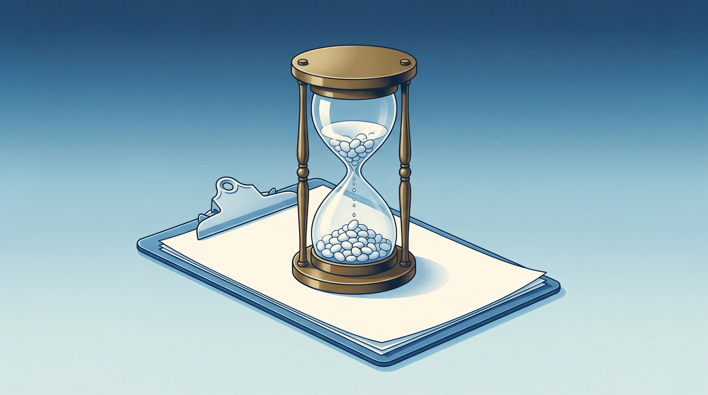 Digital illustration for article section "Clinic Rollouts and the Conversion Math" in "YC-Backed Care GP Brings AI Agents to 400+ Australian GP Clinics" - A minimalist and conceptual scene representing clinical efficiency and time savings, featuring a sle...