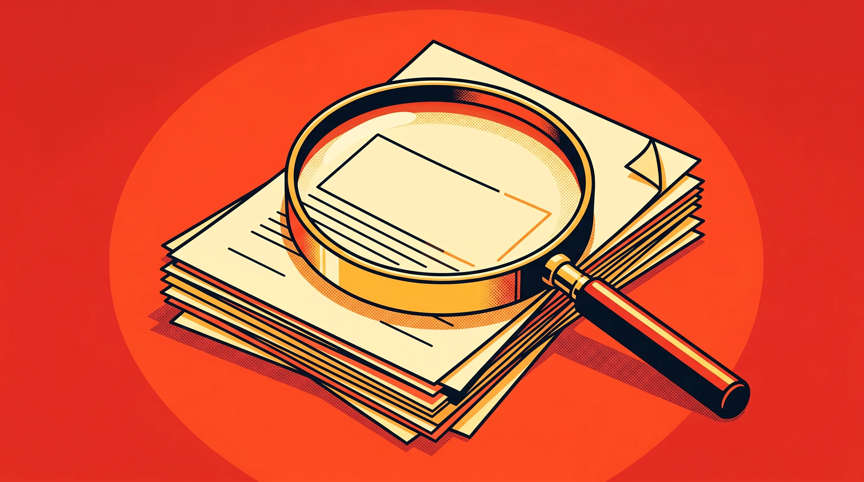 Digital illustration for article section "Betting on the Orchestration Layer" in "YC-Backed Palette Launches AI Video Platform With Model Routing" - A striking, minimalist conceptual illustration featuring a neat stack of official security and trust...