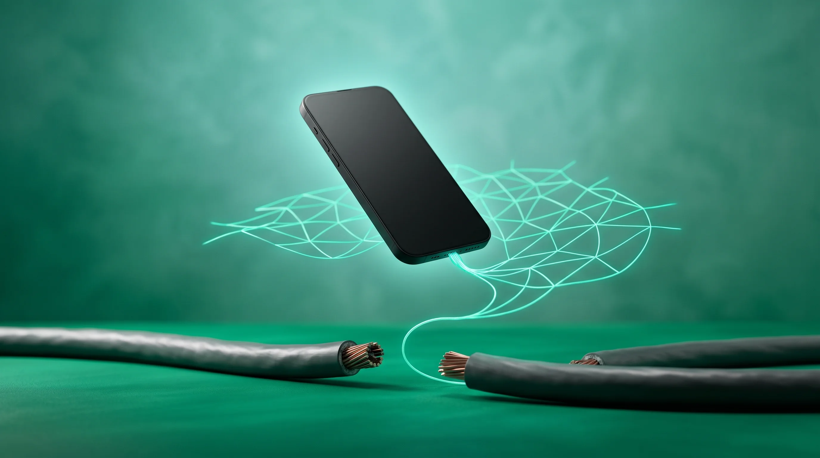 Digital illustration for article section "Echoes of Earlier Battles" in "India Targets Dorsey's Bitchat—App Migrates to Censorship-Proof Platform" - A minimalistic and conceptual surrealist photography piece representing the resilience of Bluetooth ...