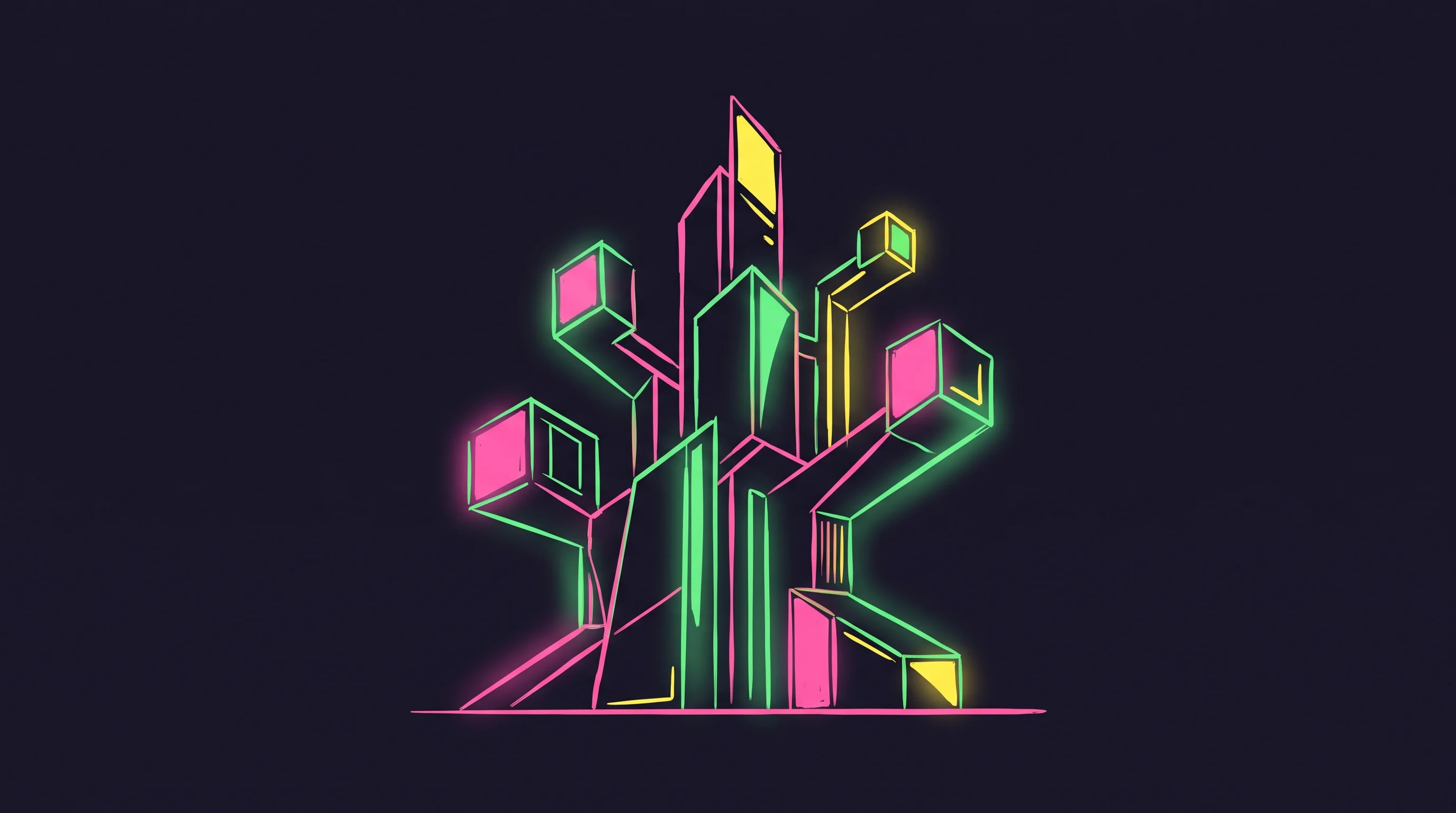 Digital illustration for article section "What Comes Next" in "Way Security Raises $20M Seed to Automate Enterprise IAM Operations" - A clean, minimalist conceptual image representing business expansion and the building of a new platf...