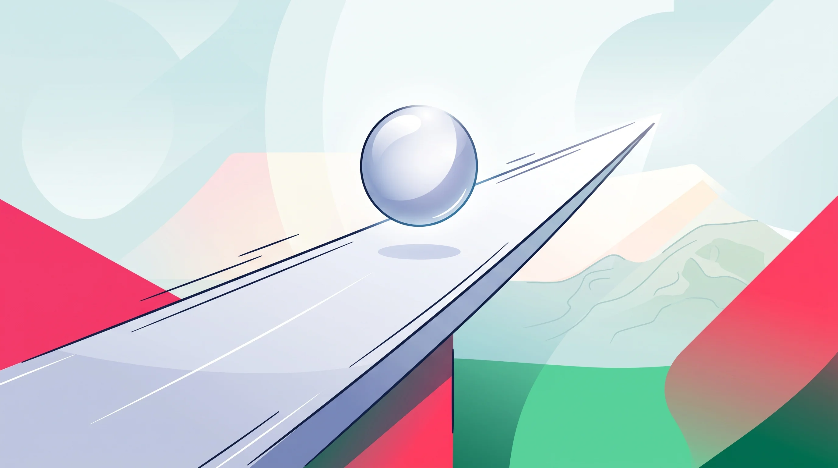 Digital illustration for article section "What Comes Next" in "Rankmi Raises $11M Series A Extension for AI-Powered HR Platform" - A minimalist, conceptual illustration representing financial runway and strategic business expansion...