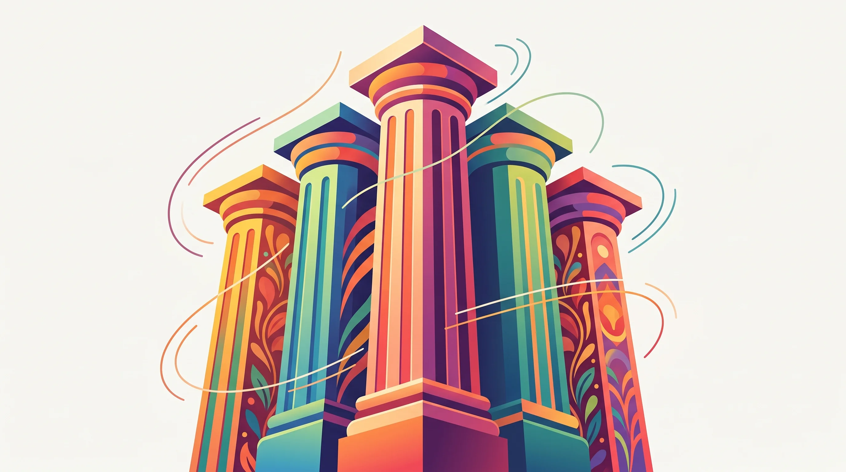 Digital illustration for article section "The Only Certainty" in "Natural Secures $30M to Power the Emerging AI Agent Payments Market" - A conceptual and modern illustration representing the rapid, explosive growth of new market infrastr...