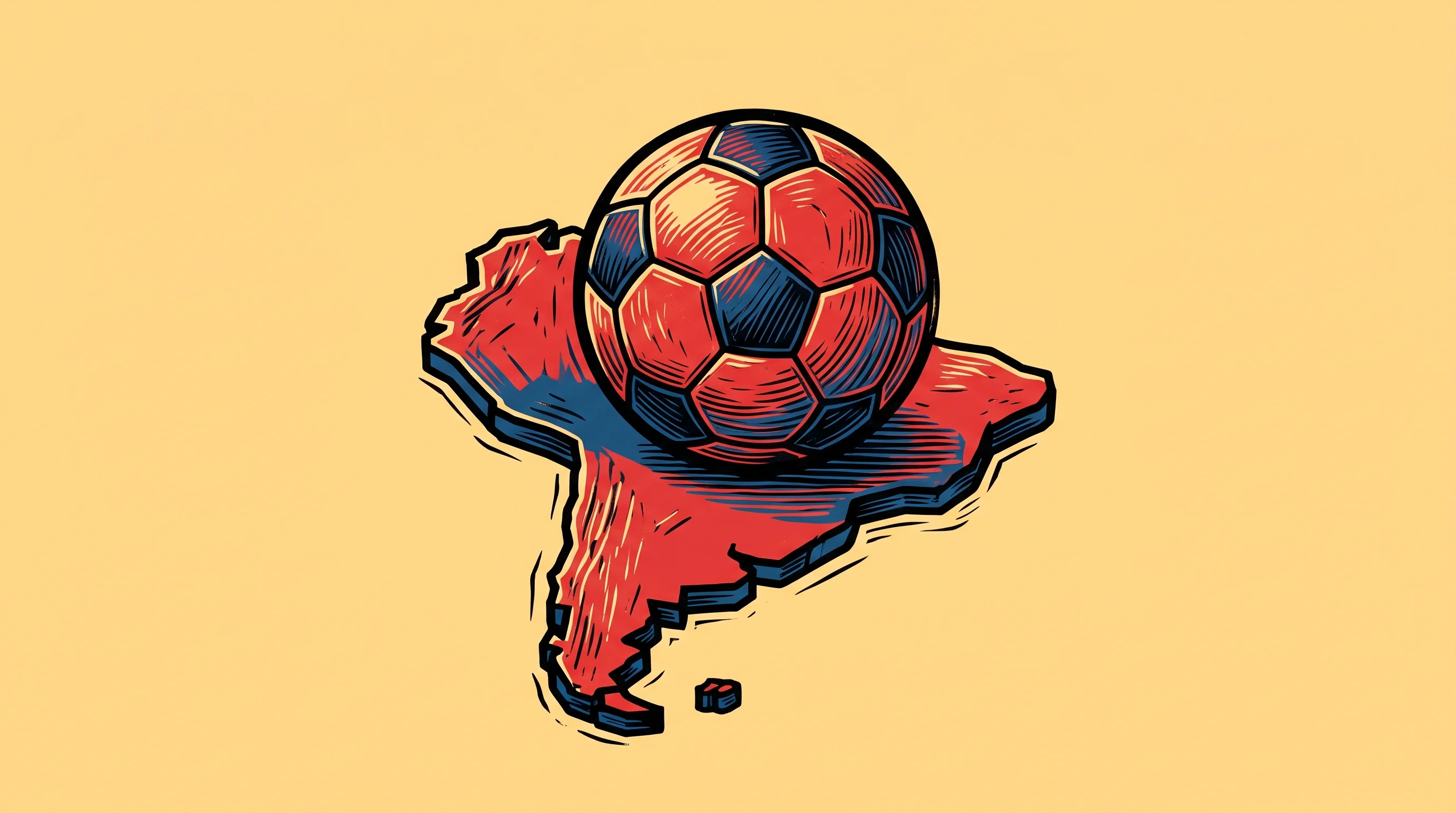 Digital illustration for article section "Content Section 4" in "How Global66's $12M Series A Built a $3.7B LatAm Neobank Empire" - A conceptual, minimalist illustration representing a strategic corporate partnership in the sports m...