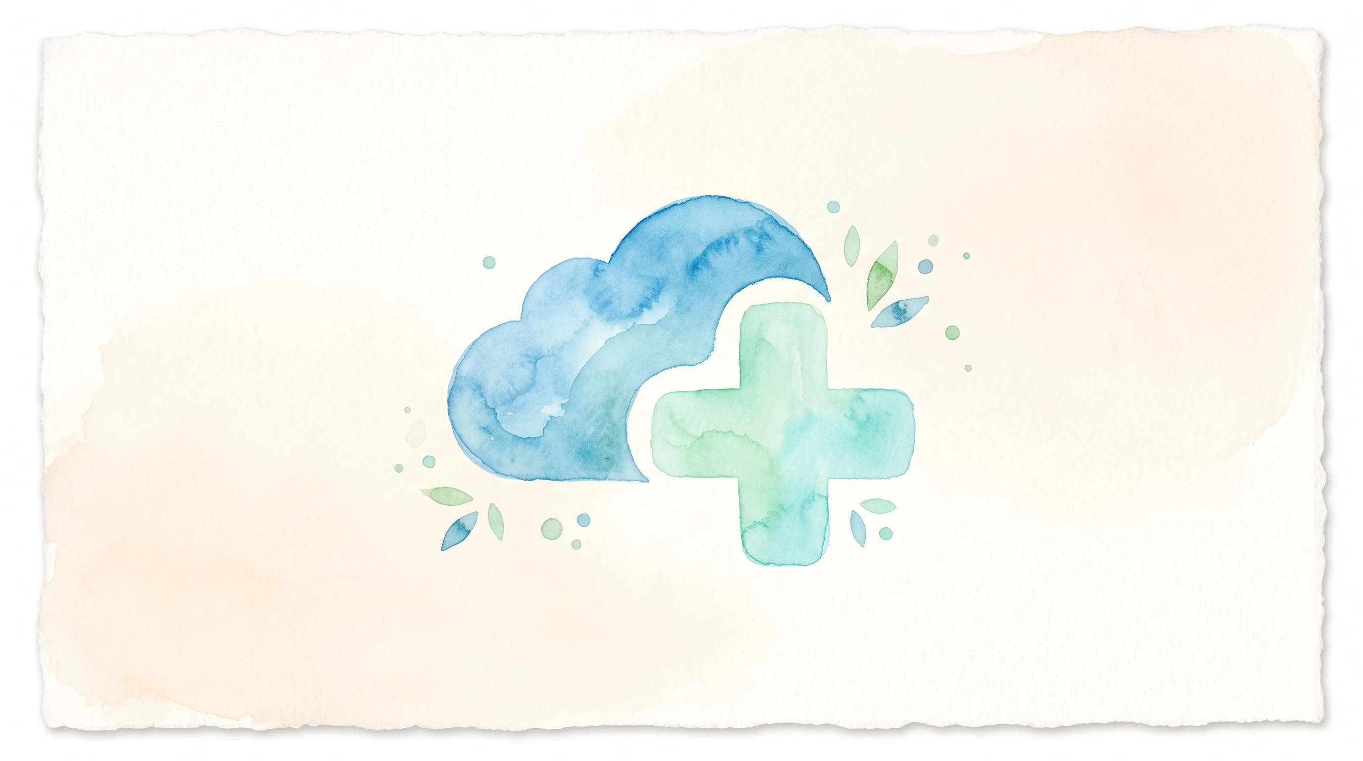 Digital illustration for article section "Why Ahead?" in "3VC Backs Ahead Health as European Preventive Screening Race Heats Up" - A clean, minimal, and highly conceptual illustration representing the seamless fusion of consumer te...