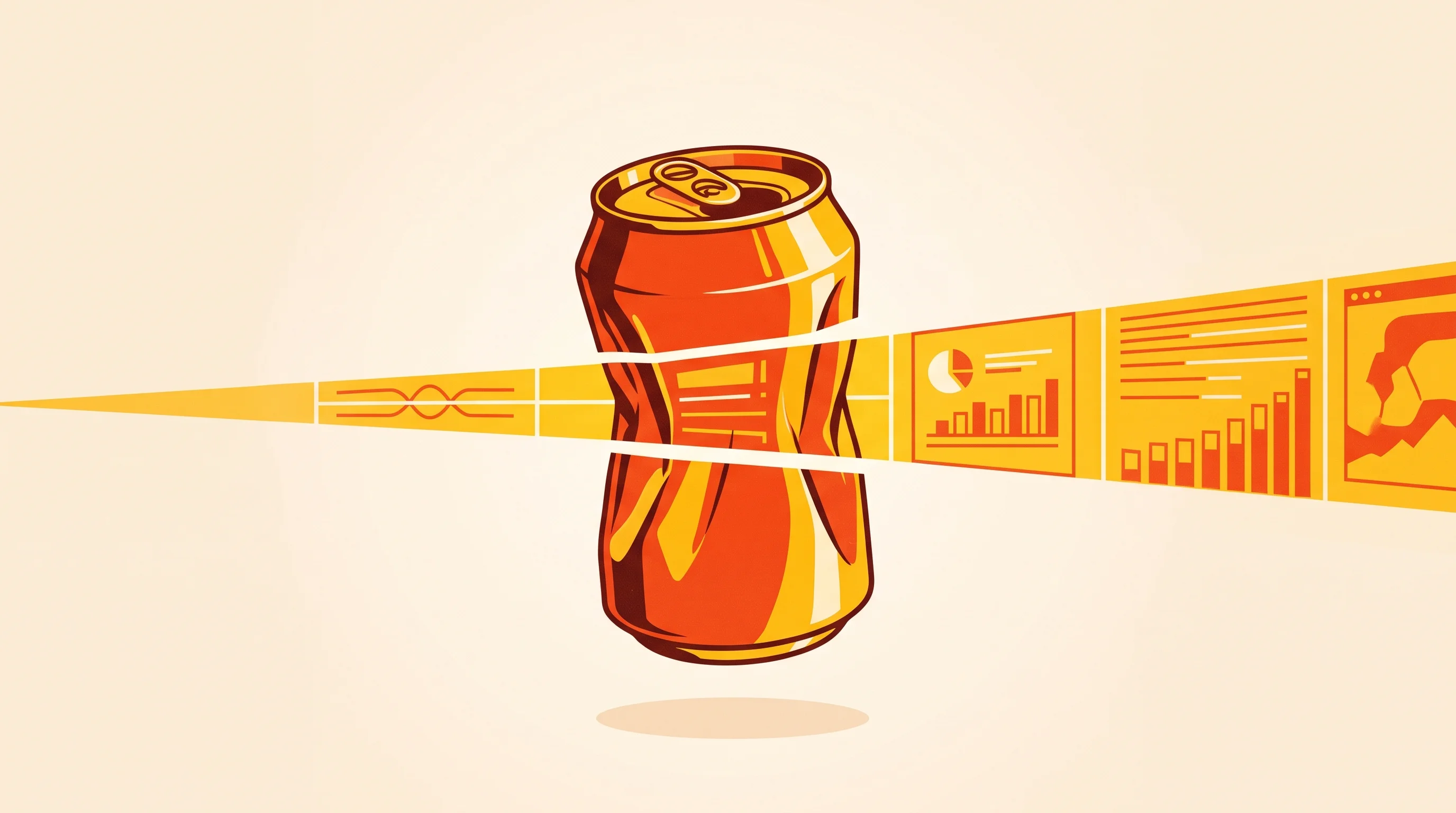 Digital illustration for article section "Making Waste Legible" in "Physical AI Tackles Waste's Messiest Problem: Contaminated Organics" - A conceptual and minimal illustration representing the transparency of modern waste infrastructure, ...