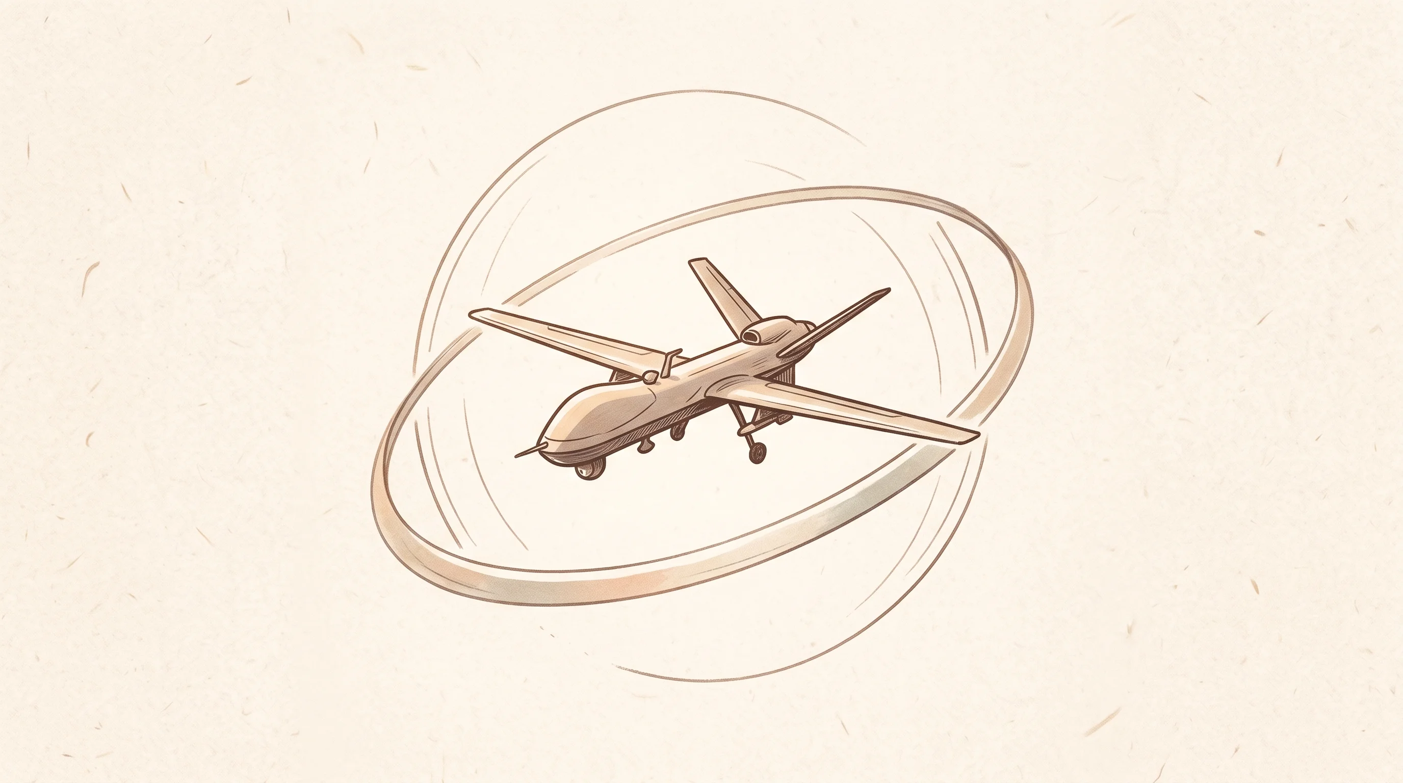 Digital illustration for article section "Europe's Defense Awakening" in "Agon Emerges from Stealth with $30M to Train AI for Drone Defense" - A conceptual and minimalist illustration representing Europe's defense awakening and AI-driven count...