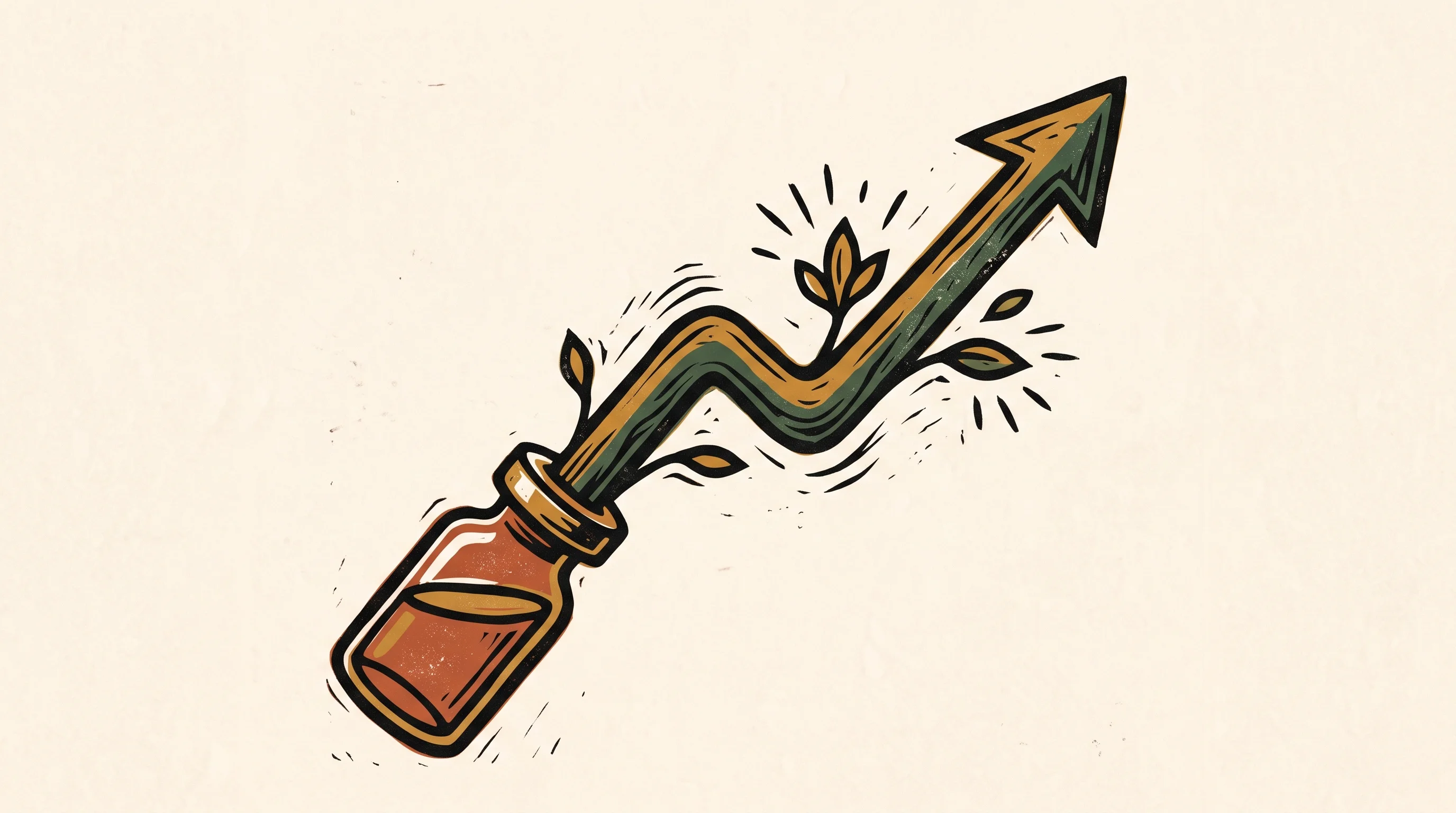 Digital illustration for article section "The Market Exists. The Execution Doesn't." in "How TareBio Aims to Build Personalized Cancer Vaccines in Weeks" - A clean, minimal, and conceptual representation of expansive market growth and clinical progress, fe...
