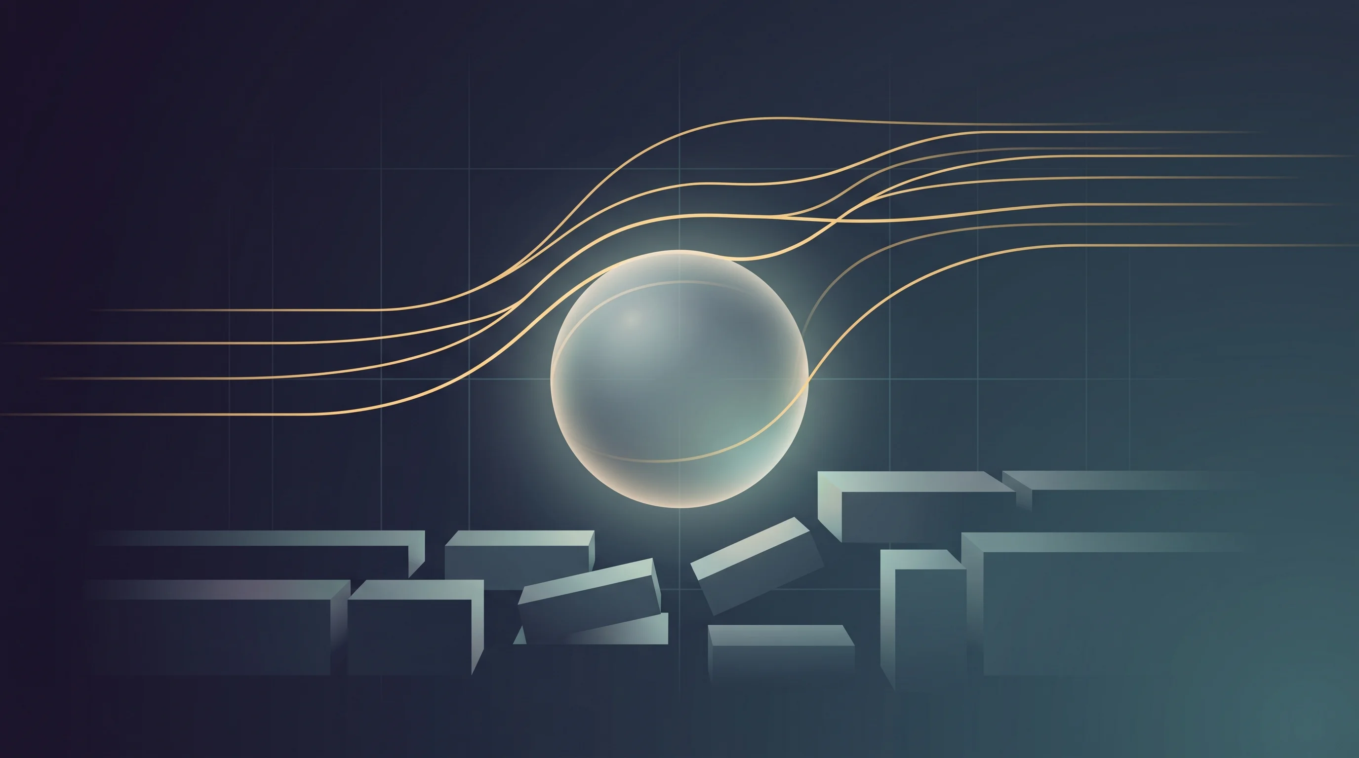 Digital illustration for article section "The Regulatory Paradox" in "The AI Infrastructure Gold Rush: Six Series A Deals in Two Weeks" - A conceptual, minimalist illustration representing a regulatory paradox in modern energy infrastruct...