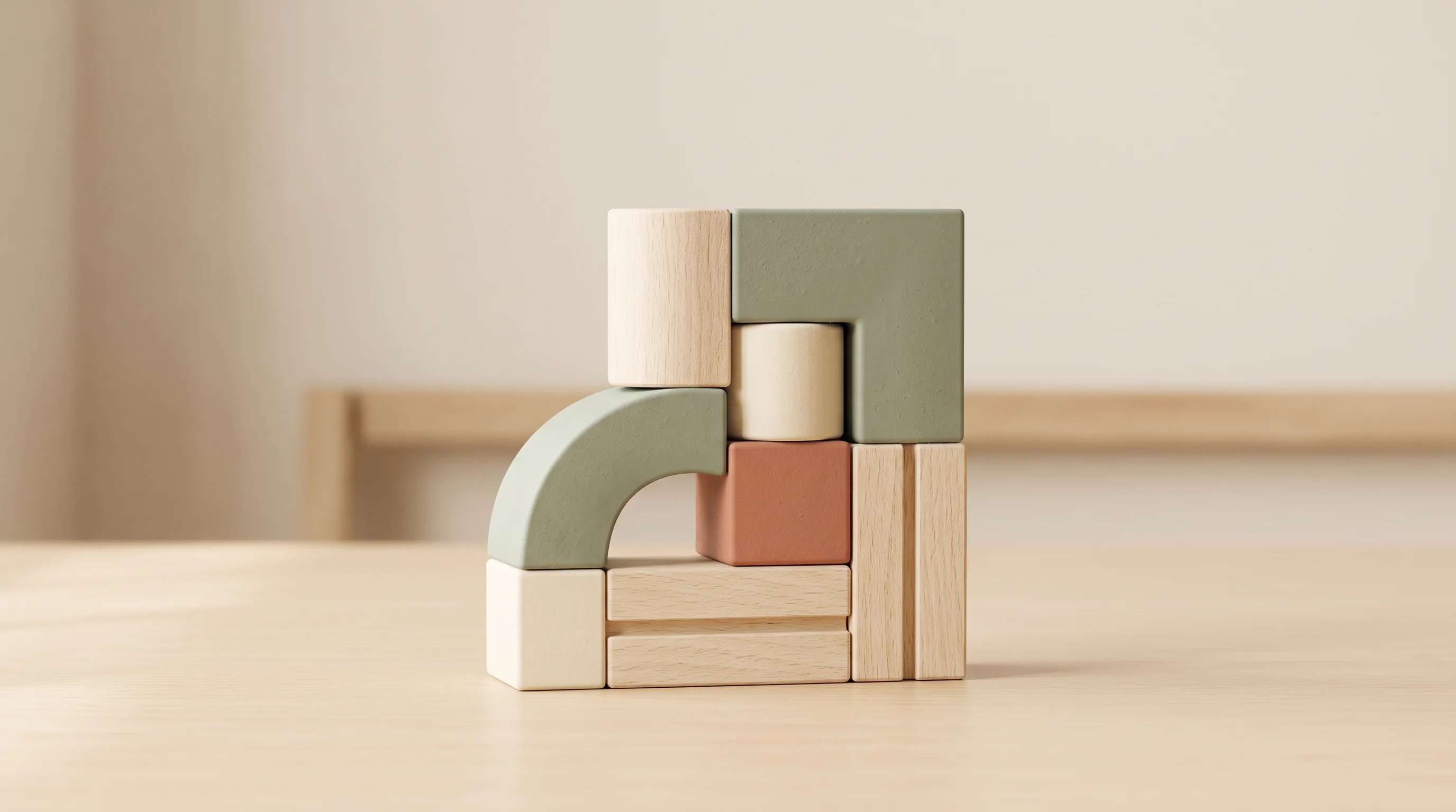 Digital illustration for article section "Content Section 3" in "Open-Source AI GTM Platforms Heat Up as Startups Race to Automate Growth" - A minimalist, conceptual still life representing the philosophy of assembling open components, featu...