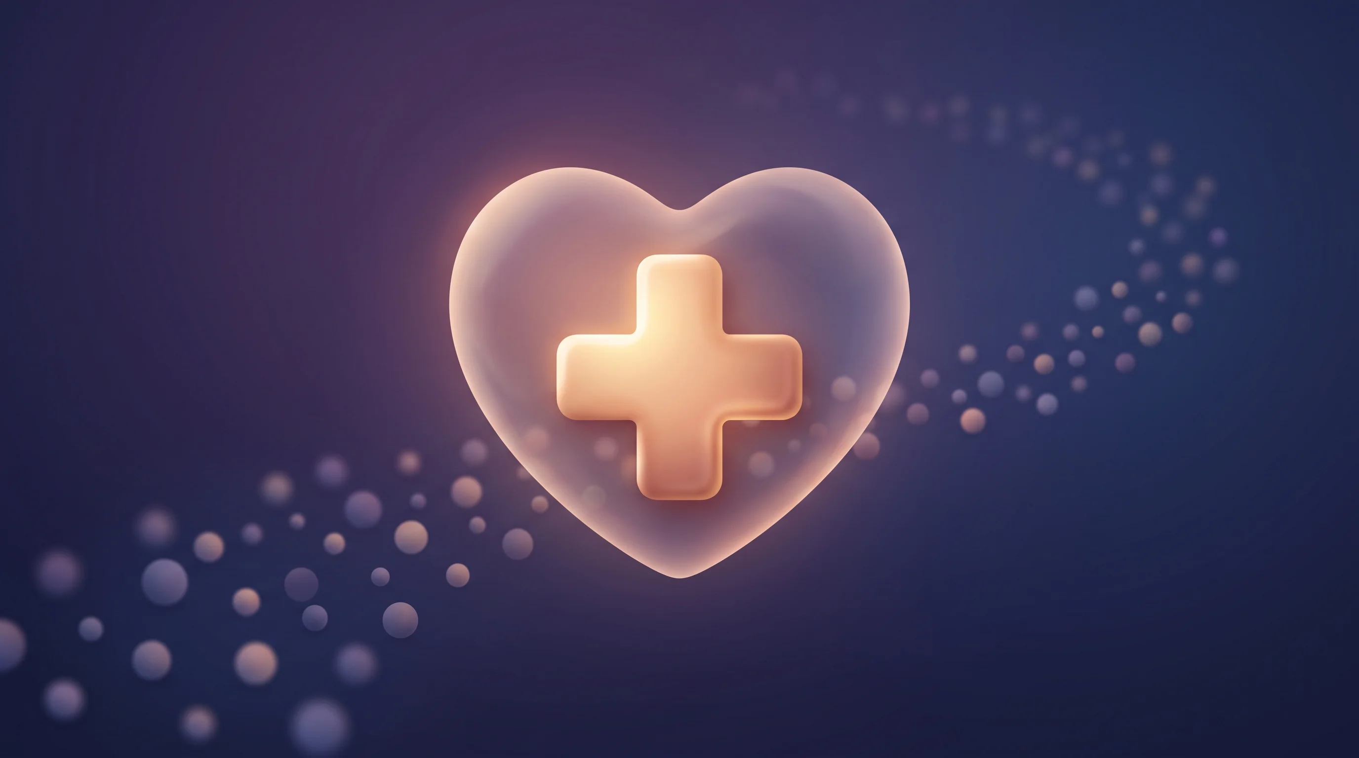 Digital illustration for article section "CVS and Beyond" in "Simile Lands $200M Series B at $2B Valuation for AI Digital Twins" - A clean, minimalist conceptual illustration symbolizing healthcare patient experience and behavioral...