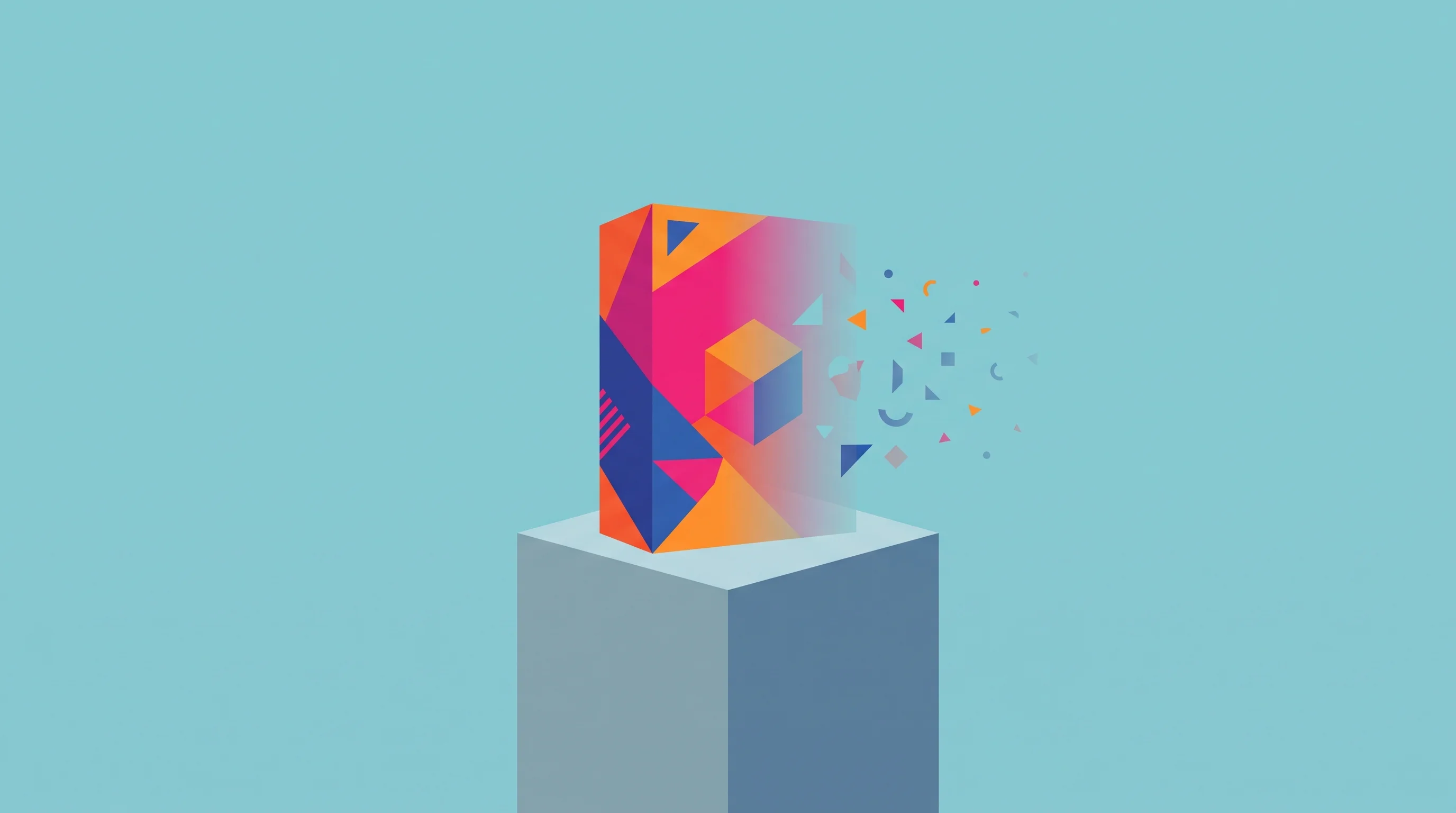 Digital illustration for article section "The Disappearing Launch" in "The 'Built With' Enterprise Model: Why Product Research Matters" - A clean, minimalist flat illustration representing a disappearing product launch, featuring a styliz...