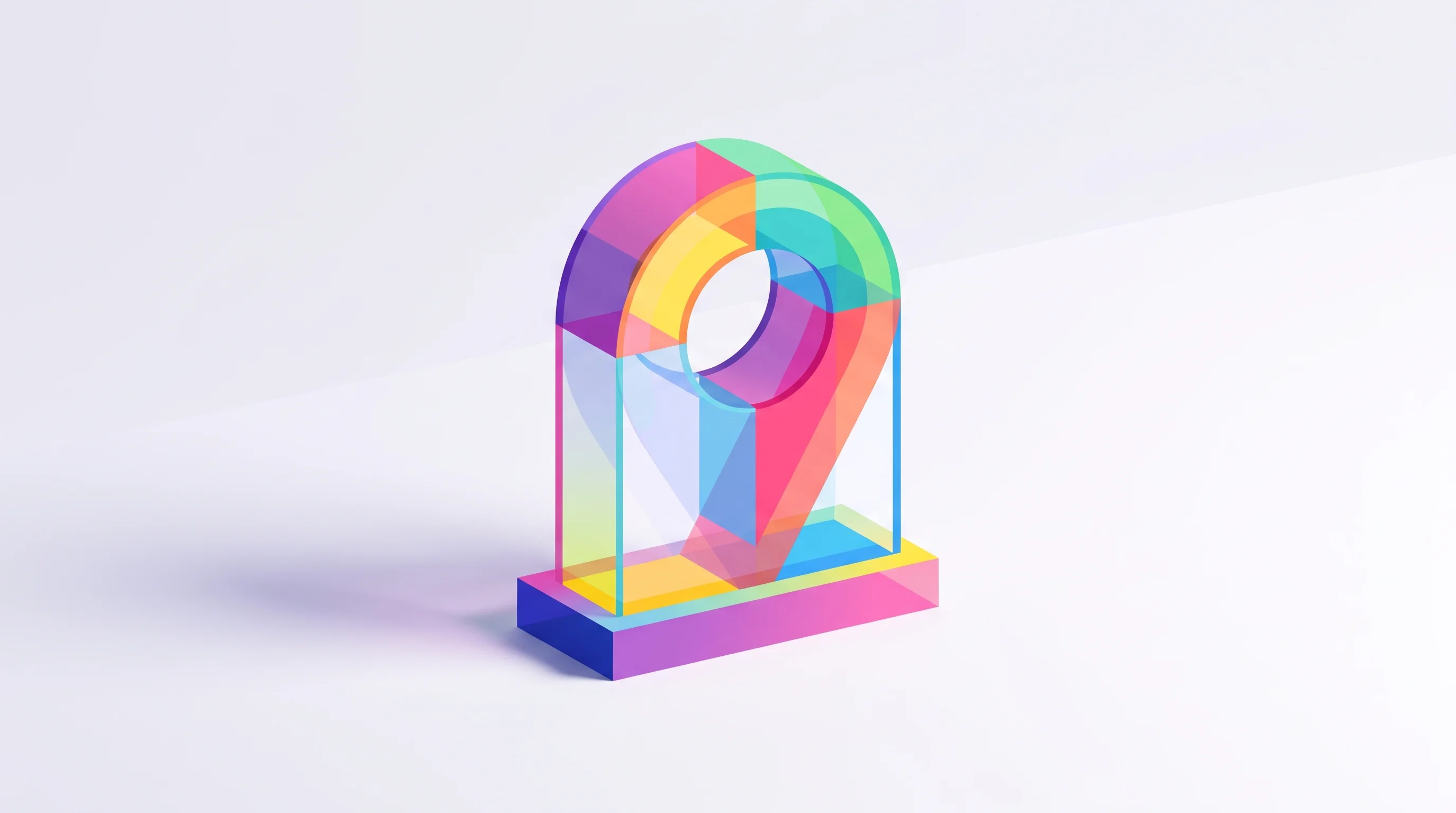 Digital illustration for article section "What Clarity Actually Looks Like" in "The 'Built With' Enterprise Model: Why Product Research Matters" - A modern, minimalist conceptual illustration representing clarity and transparent development, featu...