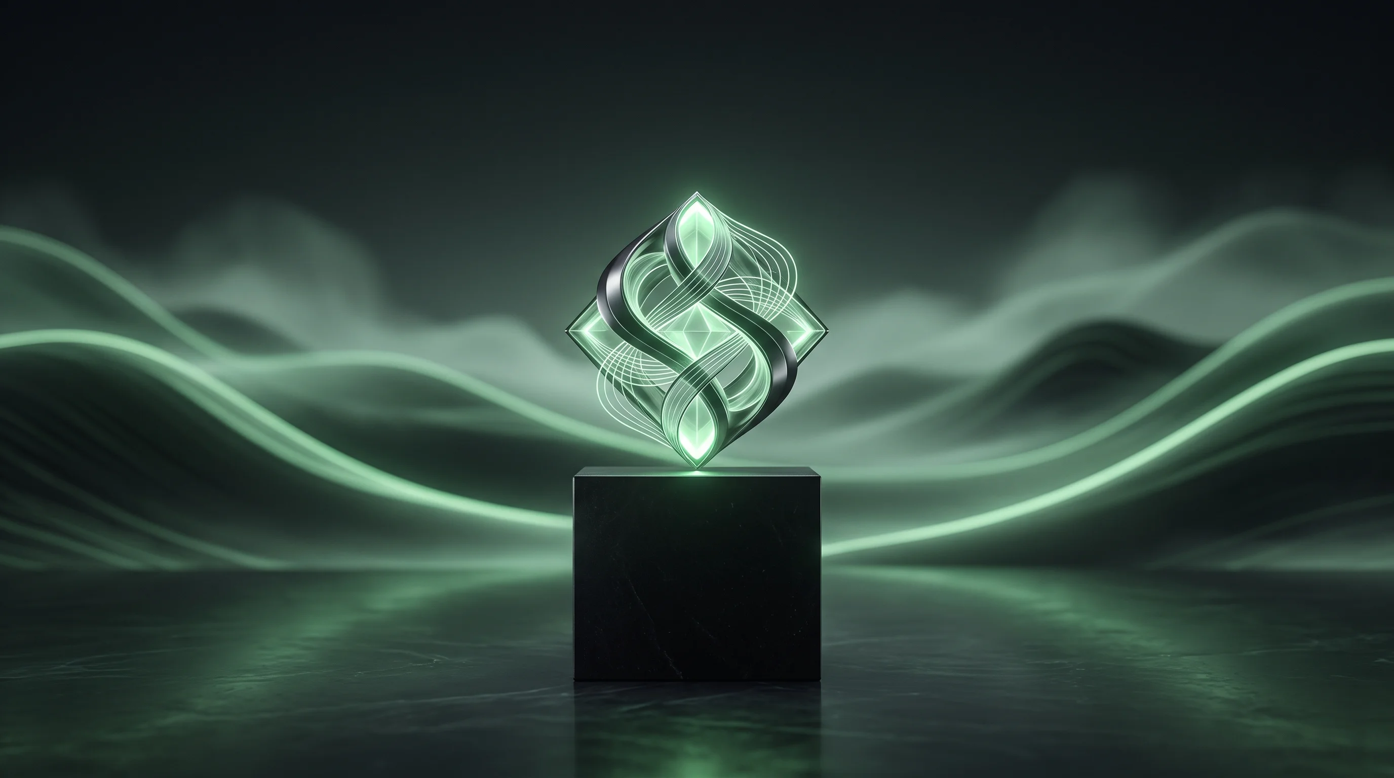 Digital illustration for article section "Revenue Agents" in "Inside YC Spring 2026: How AI Agents Took Over Demo Day" - A highly minimalist and conceptual visualization of an automated enterprise revenue storefront, feat...