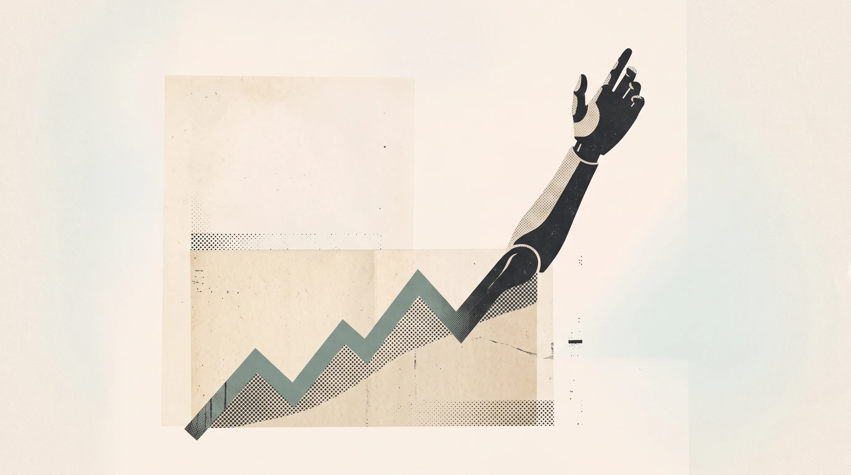 Digital illustration for article section "Betting on a Future That May or May Not Arrive" in "The Data Gold Rush: How Companies Are Becoming AI Training Vendors" - A clean, minimal, and conceptual composition representing the high-stakes financial forecasting of t...
